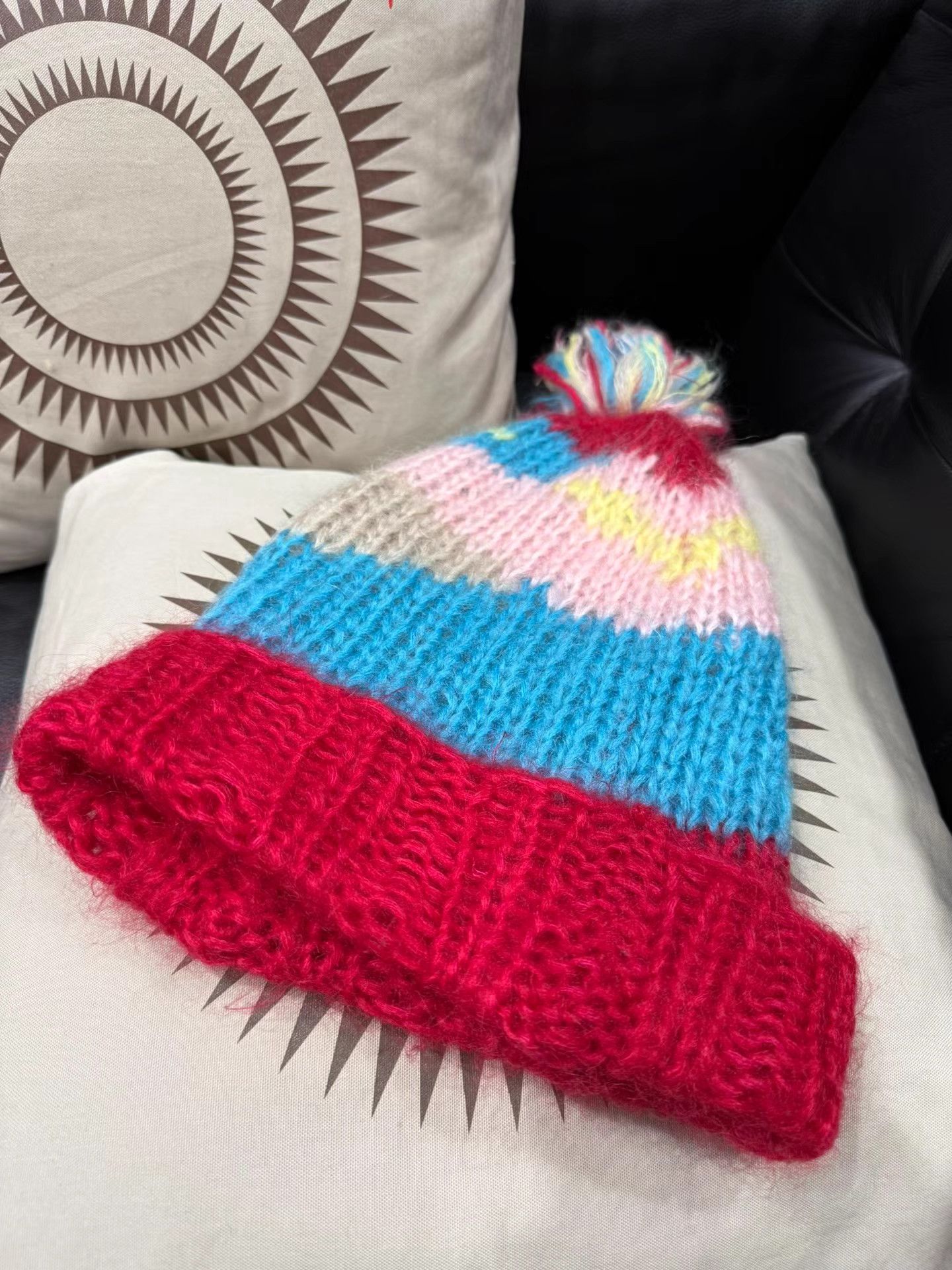 Undercover UNDERCOVER 02AW Witch Period Mohair Patchwork Beanie K20 Size ONE SIZE - 1 Thumbnail