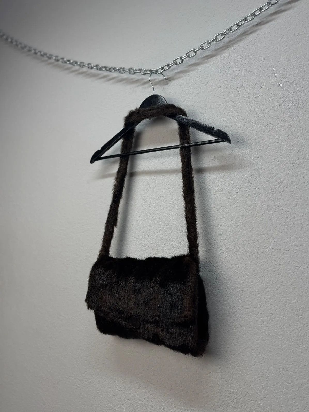 If Six Was Nine Vintage Hysteric Glamour Style Fur Rabbit Opium Bag Gothic Size ONE SIZE - 5 Thumbnail