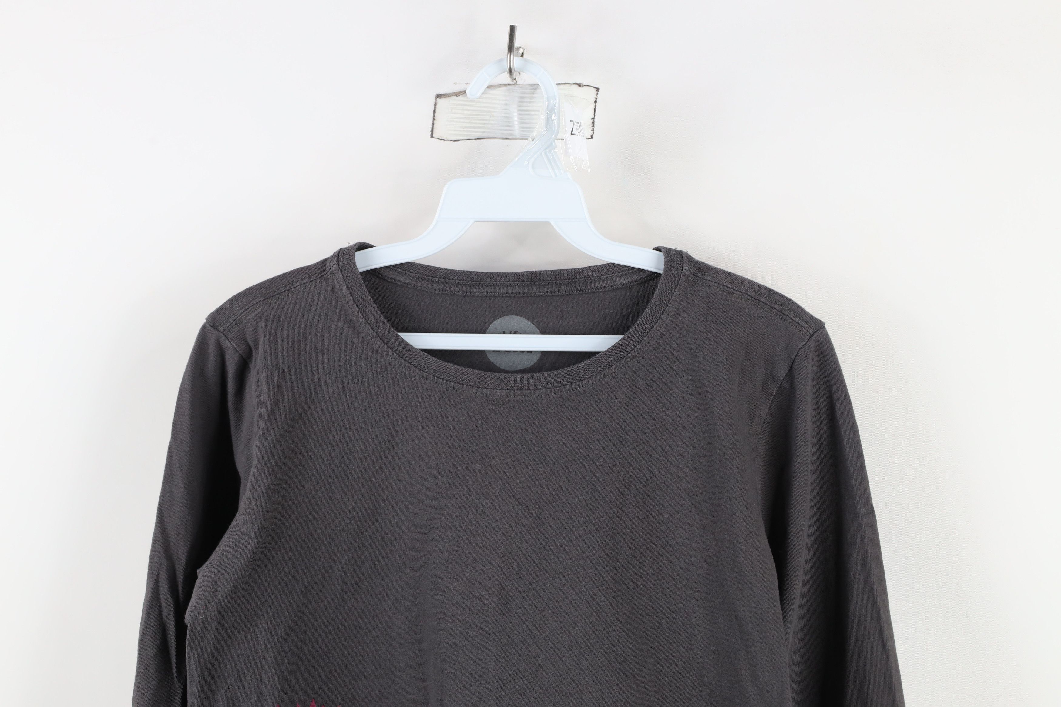 Life is Good × Vintage Life Is Good Spell Out Flower Long Sleeve T-Shirt Gray Size M / US 6-8 / IT 42-44 - 2 Thumbnail