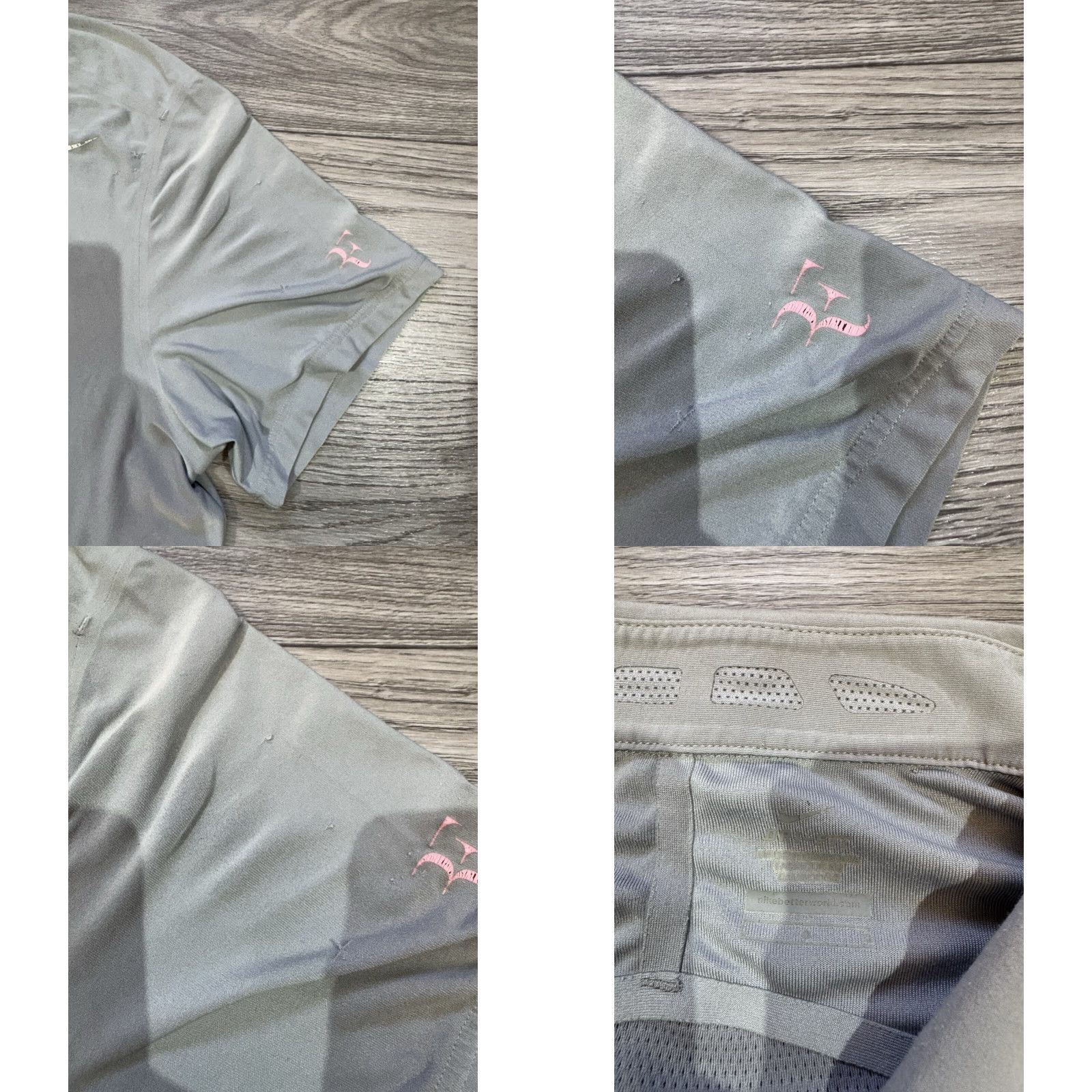 Nike RF ROGER FEDERER 2013 AUSTRALIAN OPEN TENNIS GRAY SHIRT NIKE 522830-066 MENS L SHIRT gray Nike Mens L 2013 Australian Open Federer Size US L / EU 52-54 / 3 - 8 Thumbnail