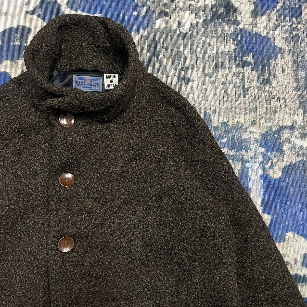 Blue Blue Japan 🇯🇵 Archive Blue Blue Japan Wool High Neck Coat Button Jacket Size US M / EU 48-50 / 2 - 7 Thumbnail