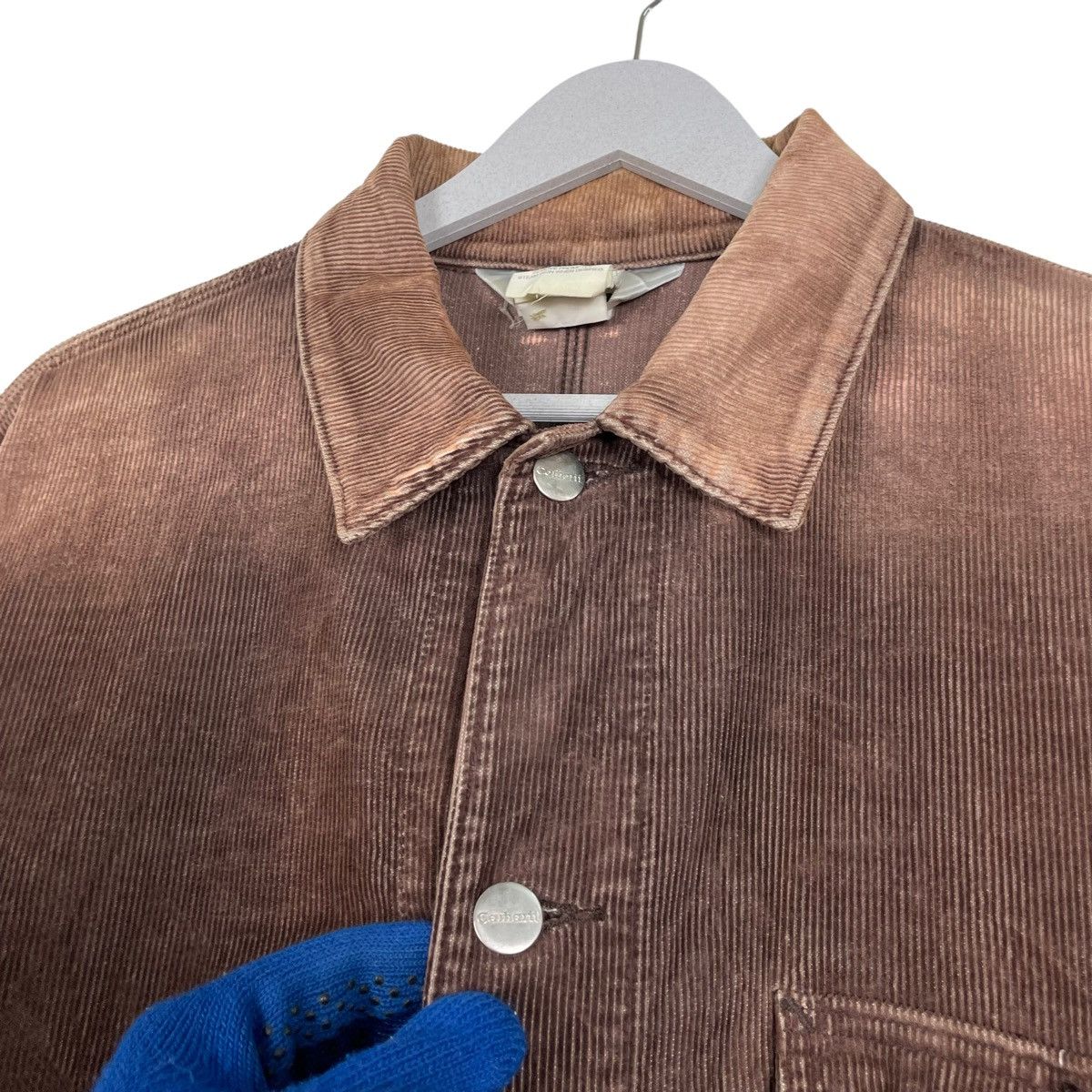 Carhartt × Vintage 💥 CARHARTT CORDUROY VELVET CHORE VINTAGE JACKET Size US L / EU 52-54 / 3 - 7 Thumbnail