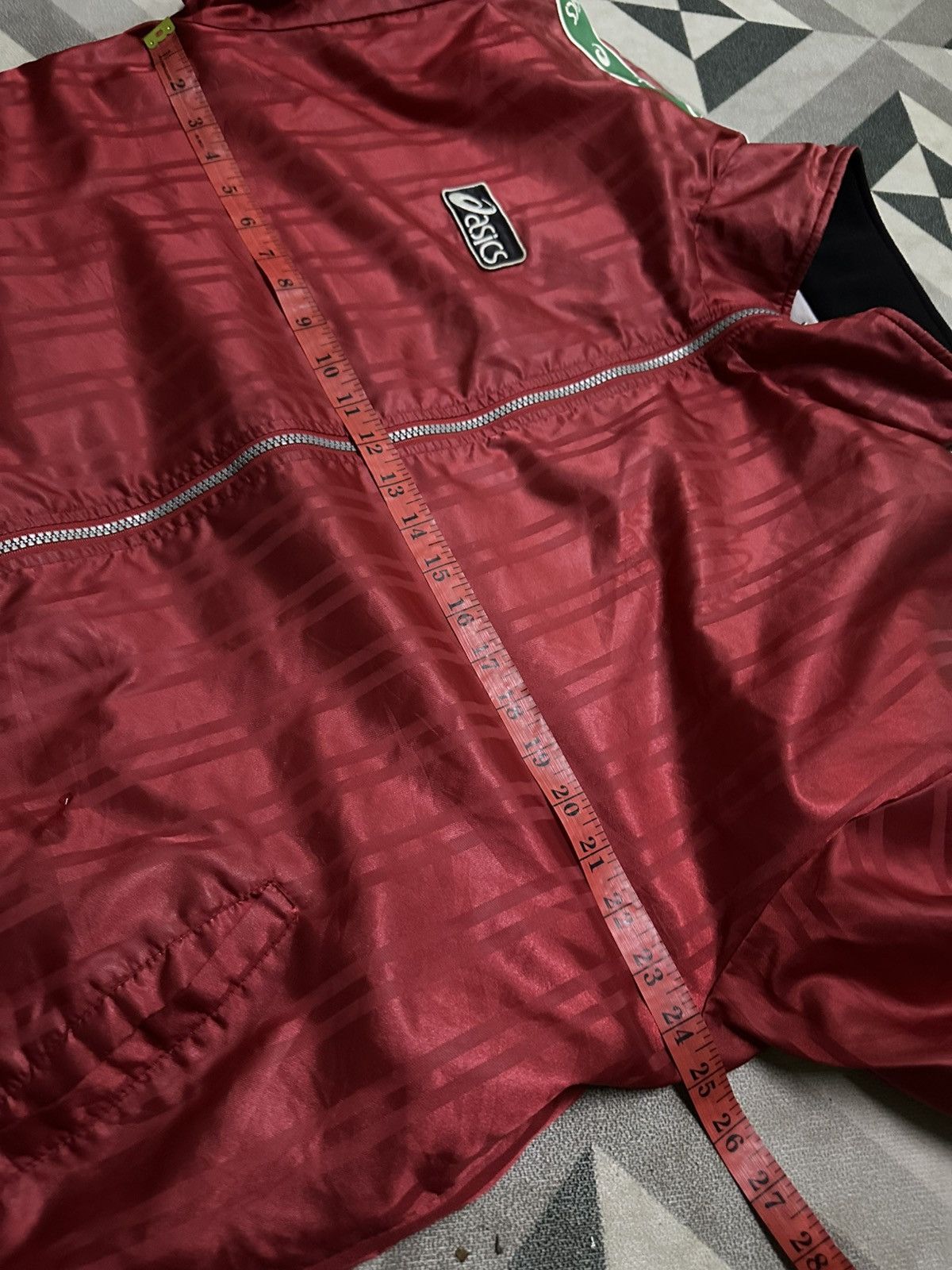 Asics Vintage 90s Asics zipper track jacket side tape Size US L / EU 52-54 / 3 - 6 Thumbnail