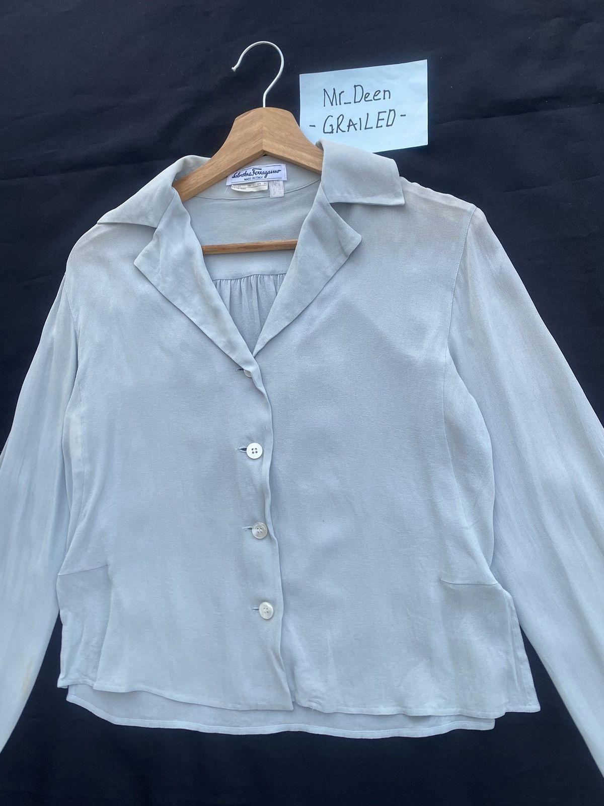 Salvatore Ferragamo Rare Vintage 90s Salvatore Ferragamo Buttons Shirt Size M / US 6-8 / IT 42-44 - 3 Thumbnail