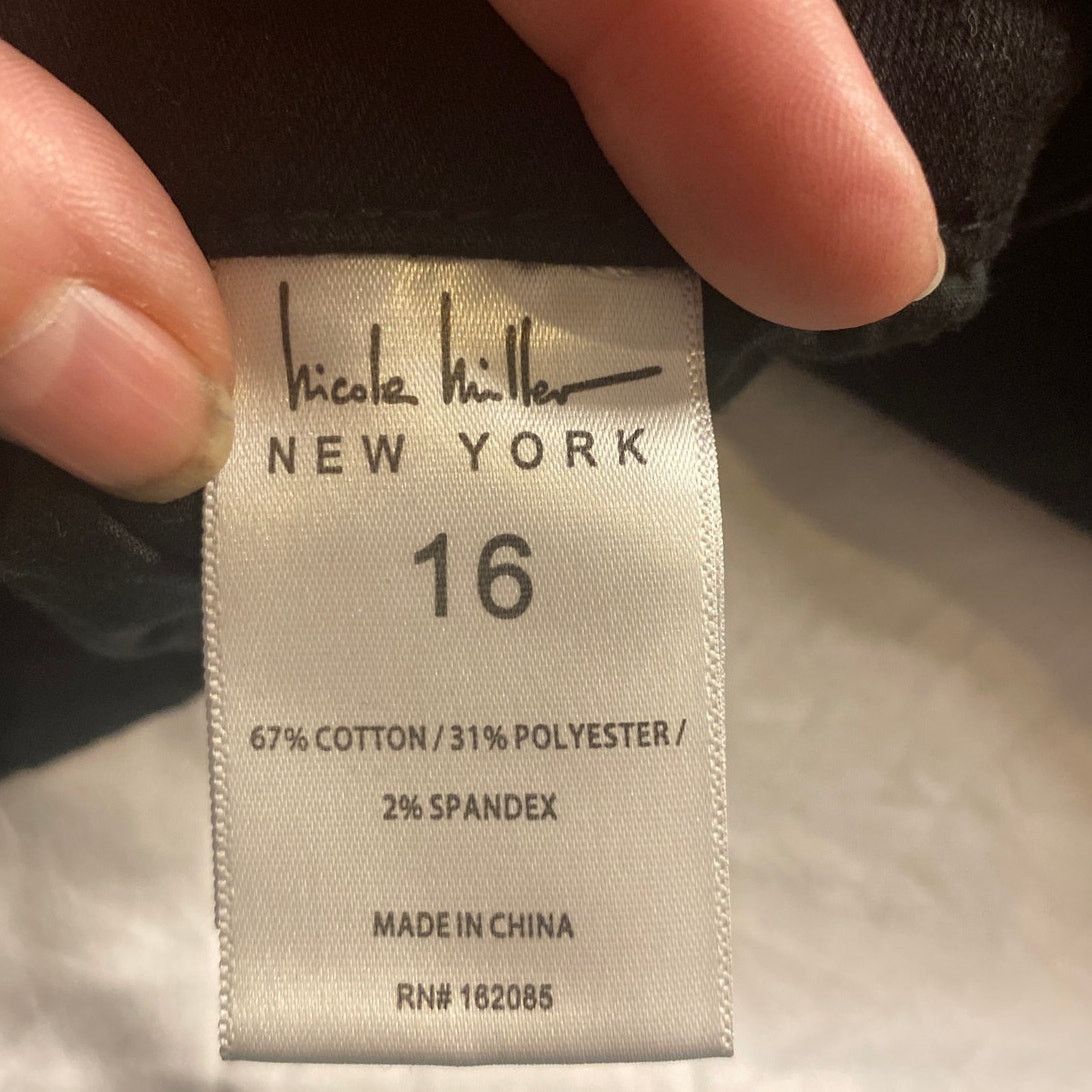 Other Nicole Miller New York Black Straight Leg Pants Plus Size 16 Size 38" / US 16 / IT 52 - 4 Thumbnail
