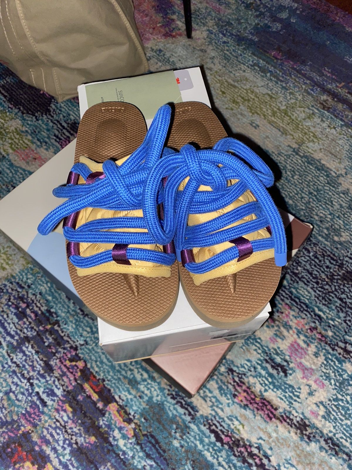 KidSuper × Suicoke Kid Super x Suicoke Slides - DS 4 mens / 6 women’s sizing Size US 5.5 / IT 35.5 - 1 Thumbnail