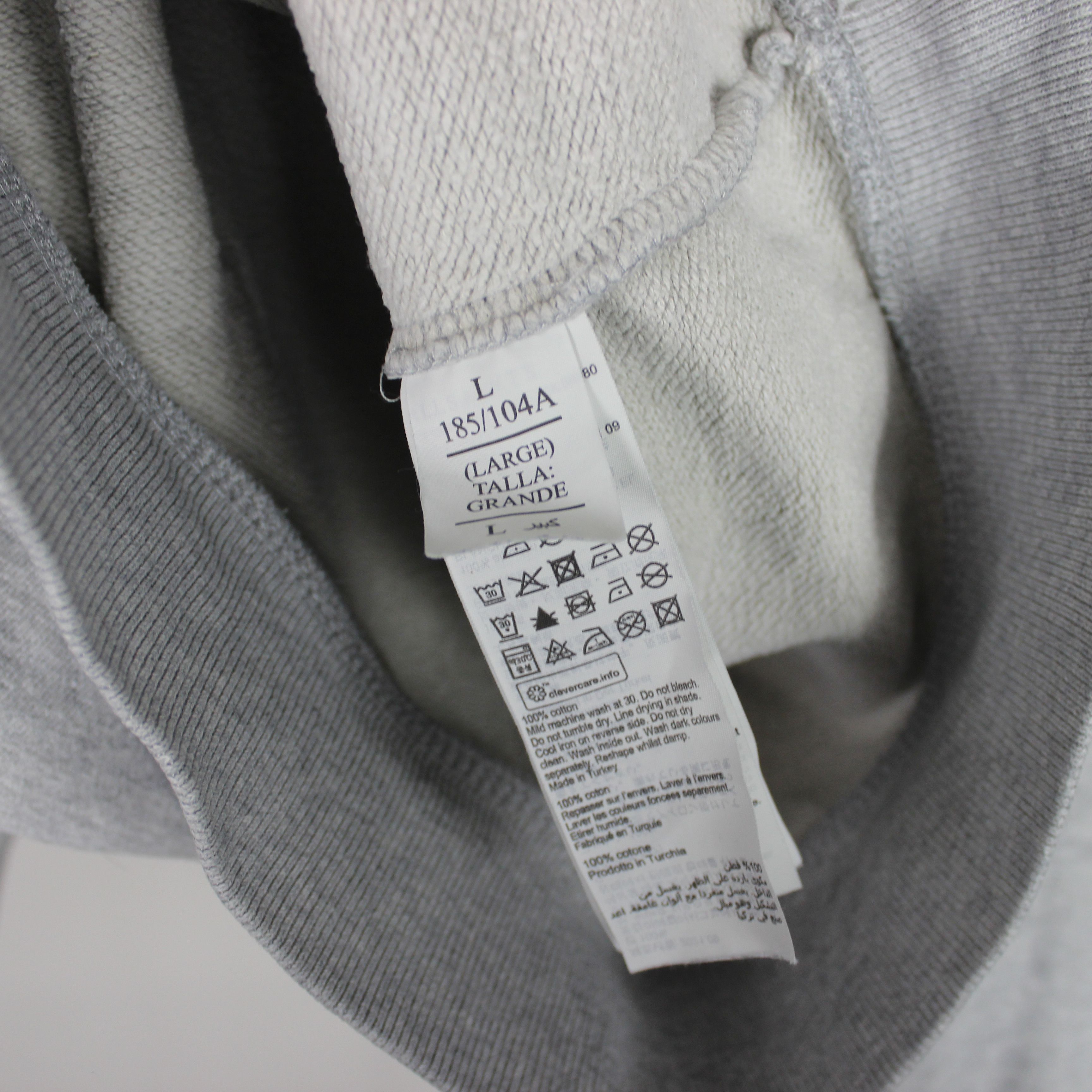 Allsaints Allsaints raven crew sweatshirt men L gray cotton Size US L / EU 52-54 / 3 - 6 Thumbnail