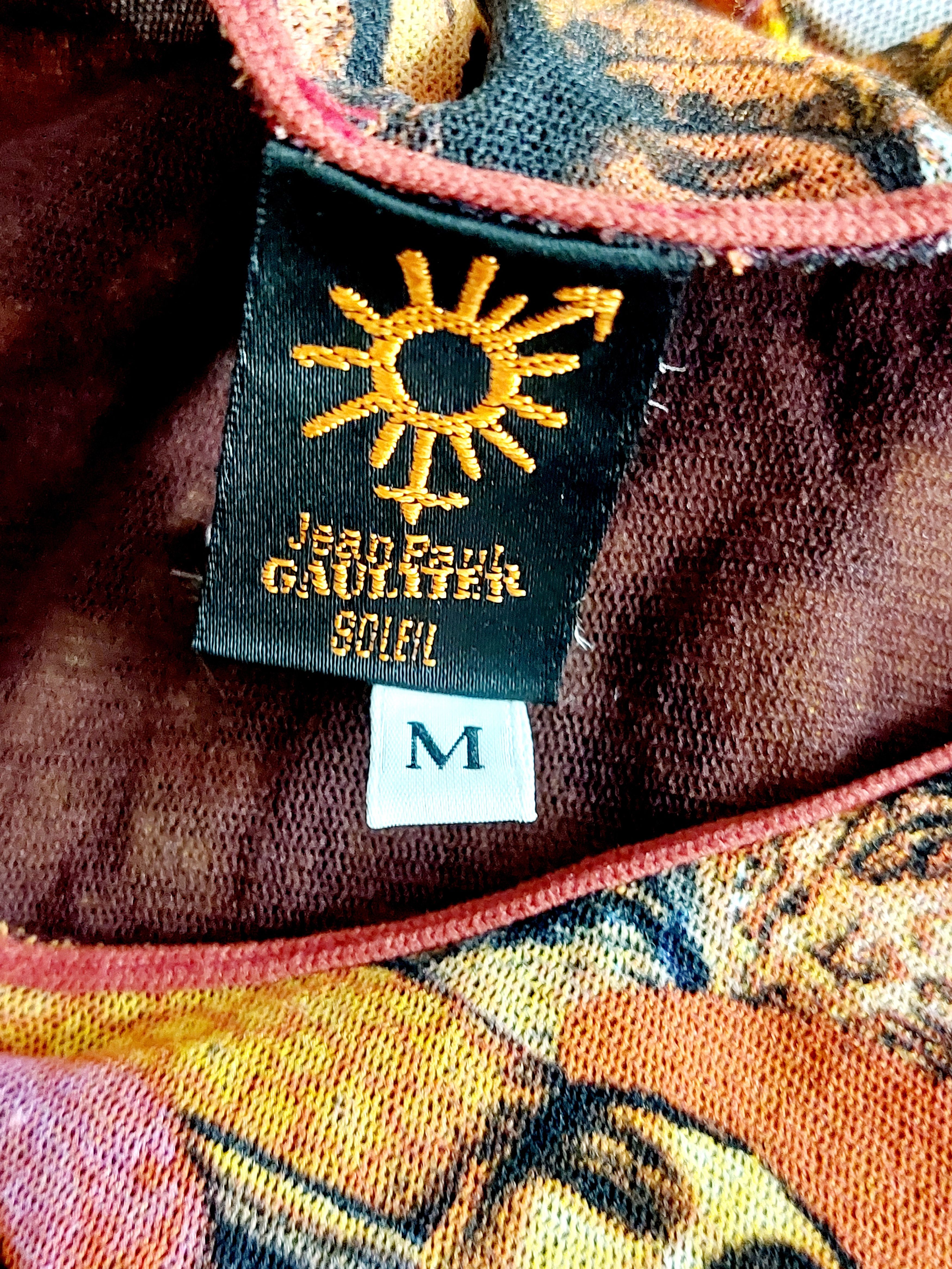 Jean Paul Gaultier Jean Paul Gaultier Asian Indian Faces People Ruffled Dress Size M / US 6-8 / IT 42-44 - 17 Thumbnail