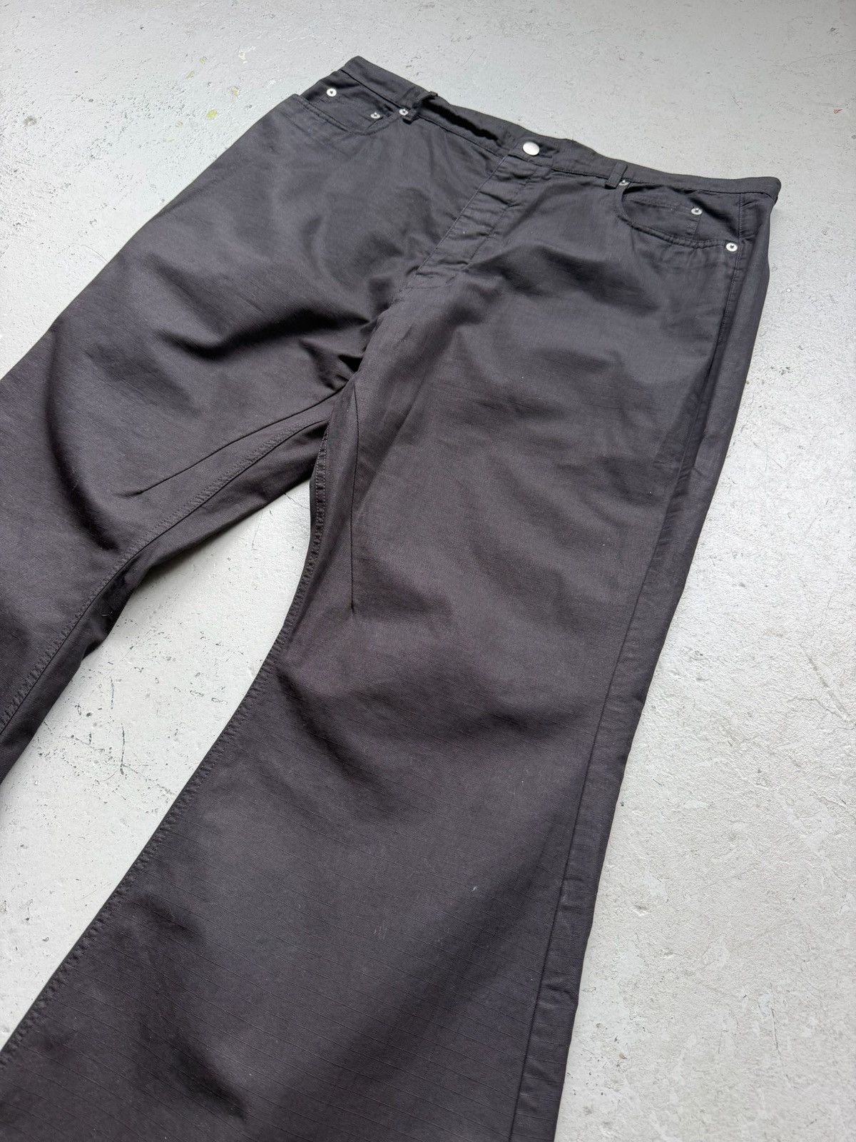 Rick Owens Rick Owens SS23 Edfu Black Bolan Trousers Size US 38 / EU 54 - 2 Thumbnail