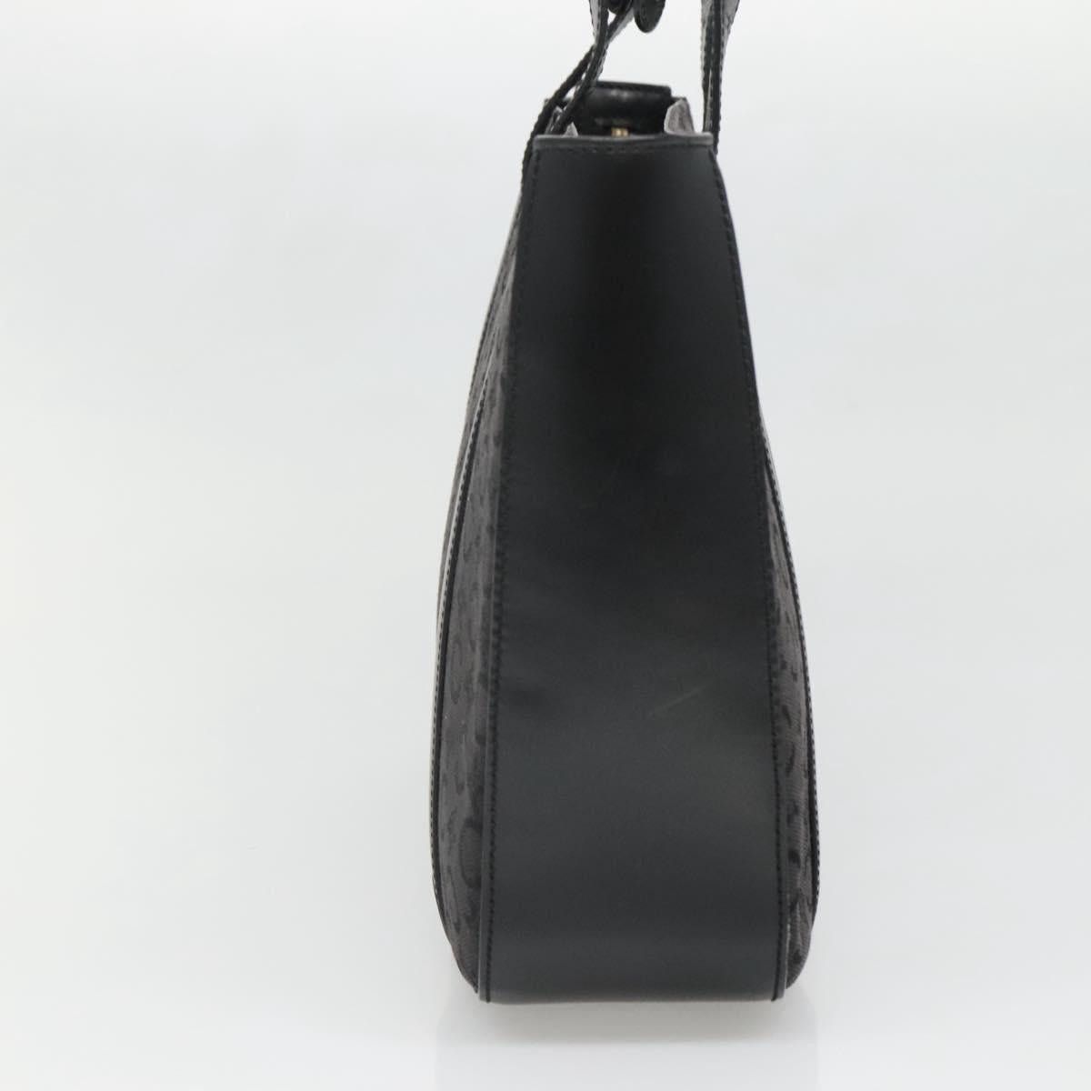 Celine CELINE C Macadam Canvas Tote Bag Black Gold Size ONE SIZE - 4 Thumbnail