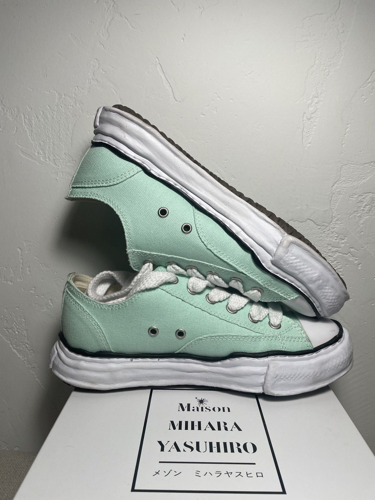 Maison MIHARA YASUHIRO Maison Mihara Light Blue Peterson Low (SIZE 42) Size US 9 / EU 42 - 4 Thumbnail