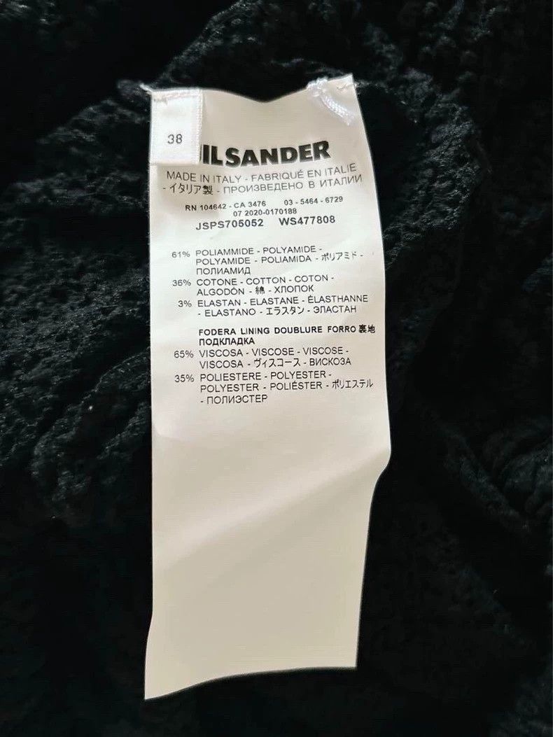 Jil Sander Jil Sander Black floral lace top Size XS / US 0-2 / IT 36-38 - 4 Thumbnail