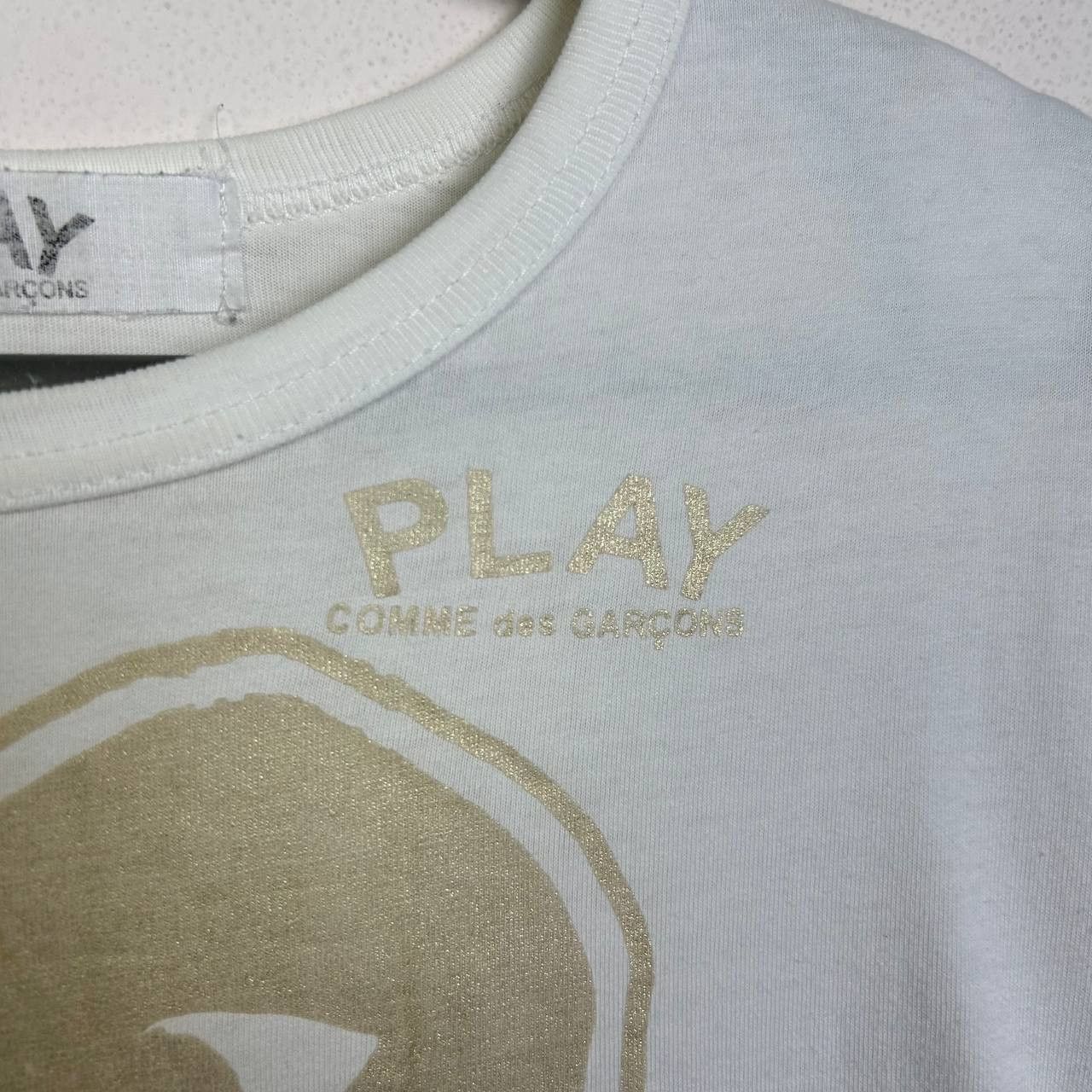 Comme des Garcons PLAY Luxury Play Comme Des Garcons Big logo y2k designer tee Size US M / EU 48-50 / 2 - 4 Thumbnail