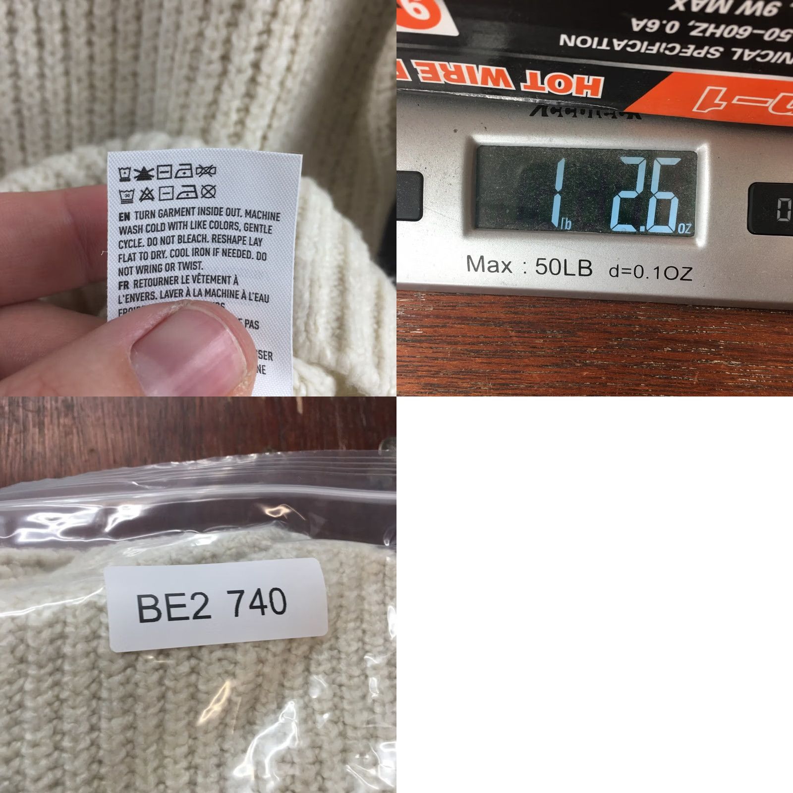 American Eagle Outfitters American Eagle Outfitters Pullover Sweater Womens M Off-White Mock Neck Long Sleeve Knitted Smooth Solid Cable-Knit Lightweight Casual 90s? Size M / US 6-8 / IT 42-44 - 9 Thumbnail