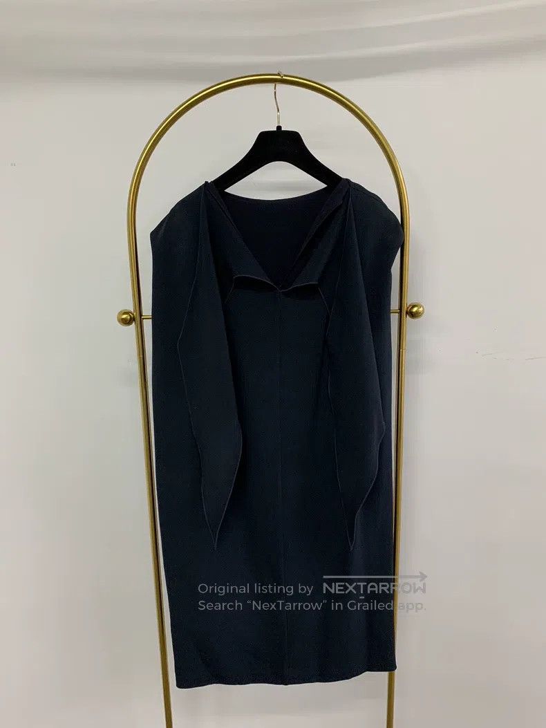 Hermes Hermes Blue-black back tie sleeveless dress Size XXS / US 00 / IT 34 - 2 Thumbnail