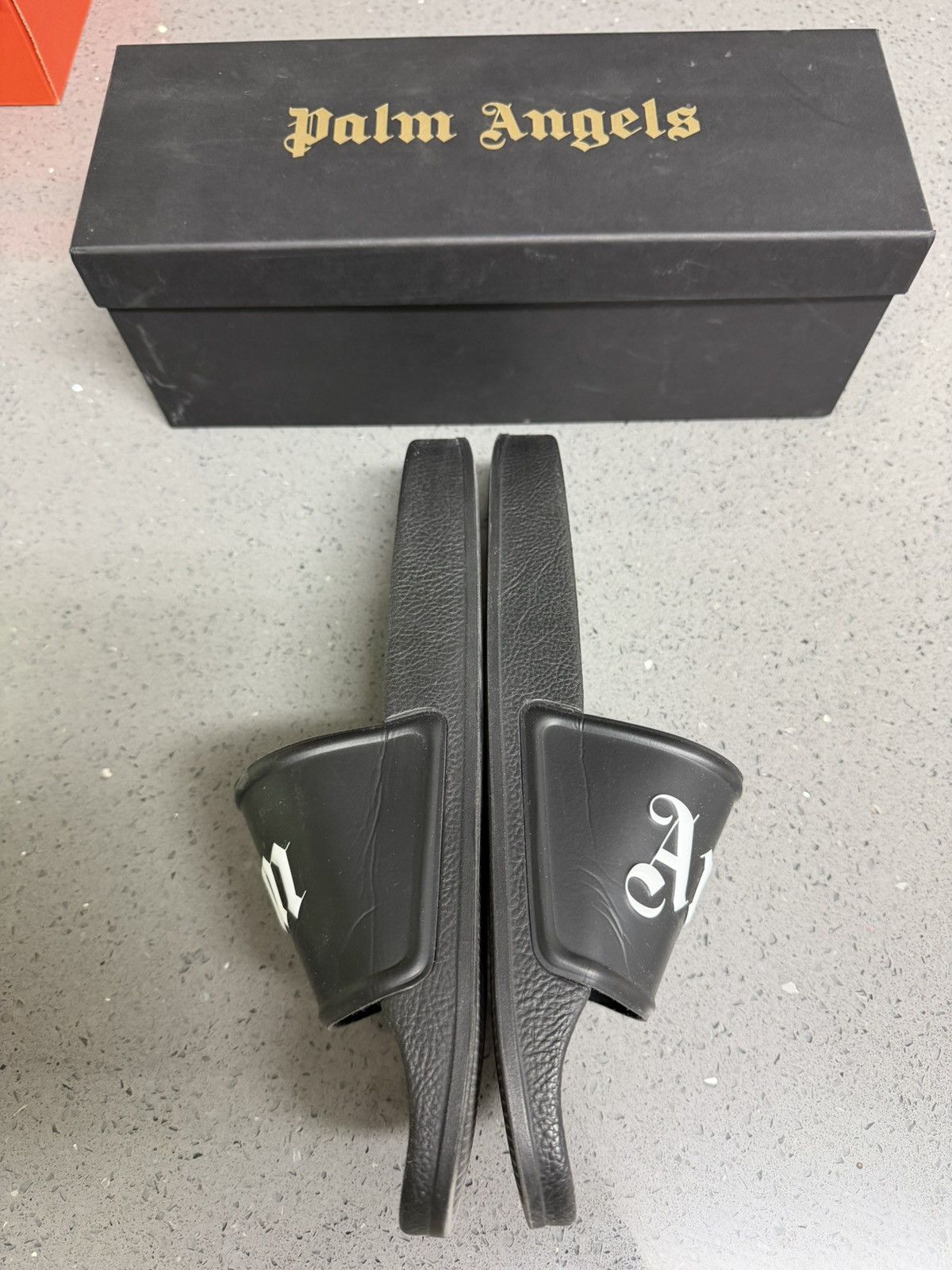 Palm Angels Palm Angels Pool Slides 12US / 46EU Size US 12 / EU 45 - 3 Thumbnail