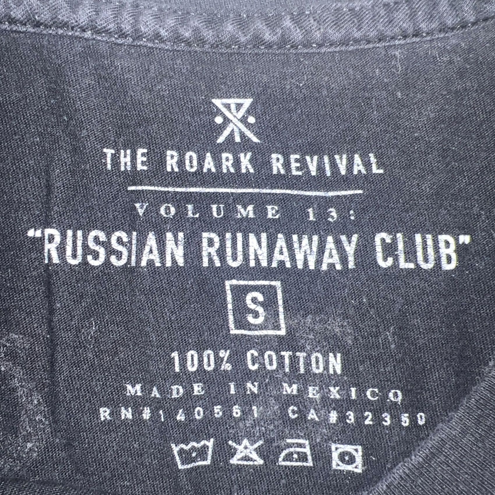 Roark Roark Shirt Adult Small Black Fear The Sea Waves Skull Logo Graphic Tee Short Sleeve Crew Neck Vintage-ish Fitted? Size US S / EU 44-46 / 1 - 6 Thumbnail