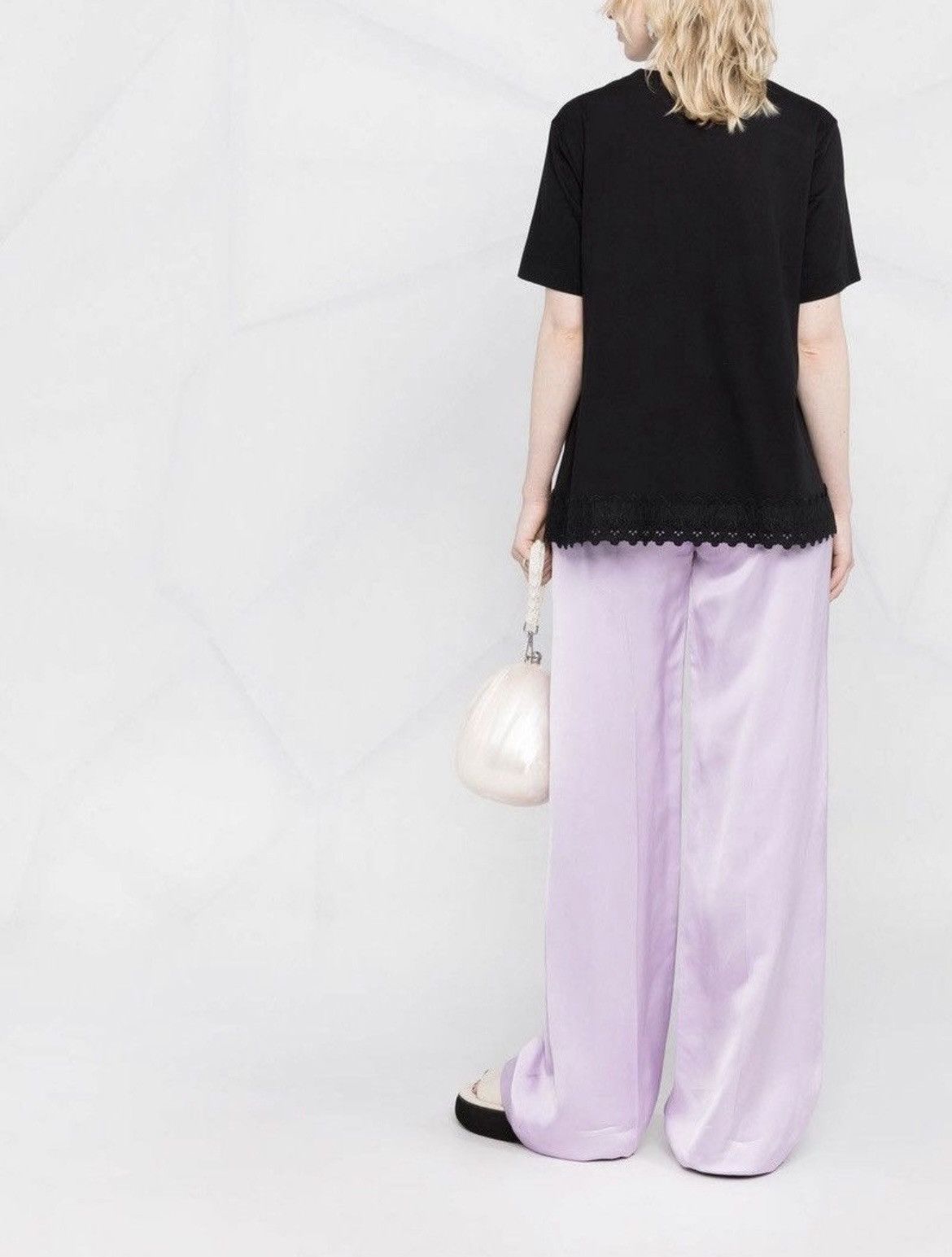 Simone Rocha Simone Rocha - Floral - Embroidered Hem - Shirt Size XS / US 0-2 / IT 36-38 - 2 Thumbnail