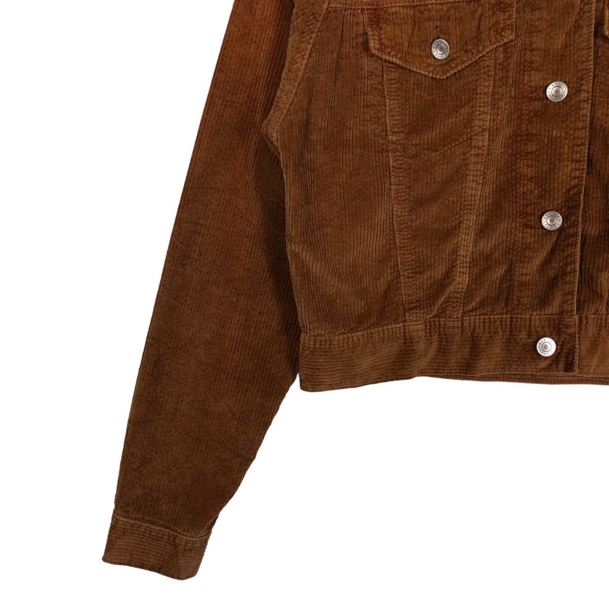 Japanese Brand 🔥American Holic Biker Corduroy Cropped Jacket Size US XS / EU 42 / 0 - 4 Thumbnail