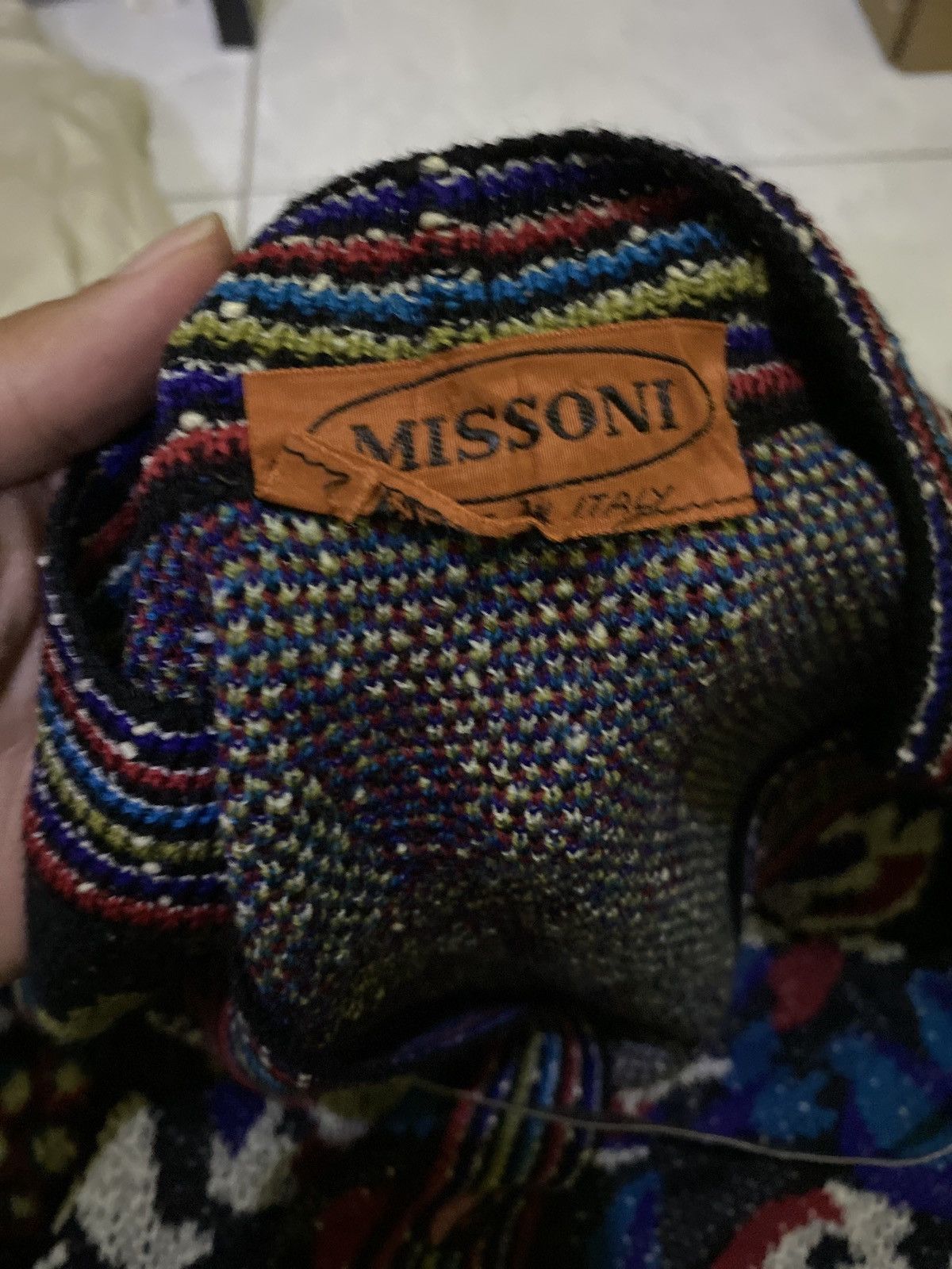 Missoni floral cardigan heavy knit Size US L / EU 52-54 / 3 - 3 Thumbnail