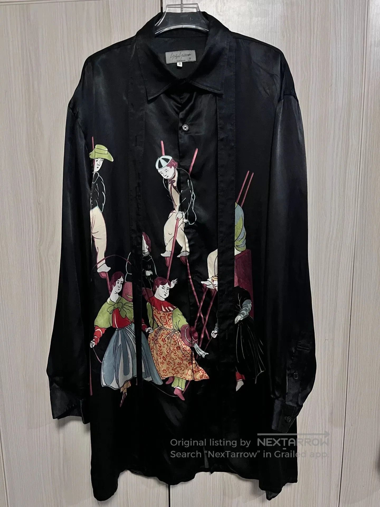 Yohji Yamamoto Graphic Shirt 23AW.