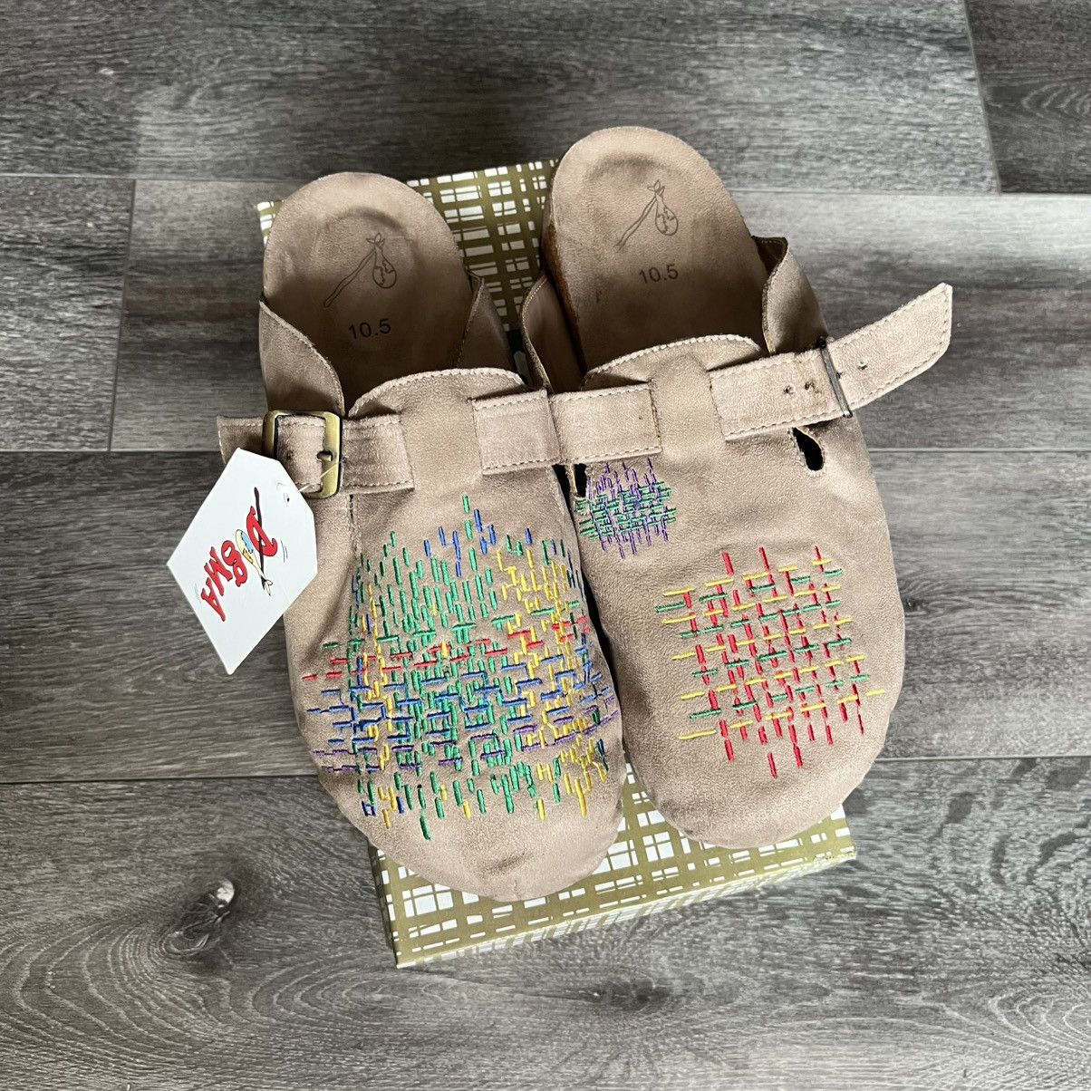 Kentucky Boy Tyler Kentucky Boy Tyler Dogma Mock Mend Mule Sandals Clogs Folk Size US 10.5 / EU 43-44 - 1 Thumbnail