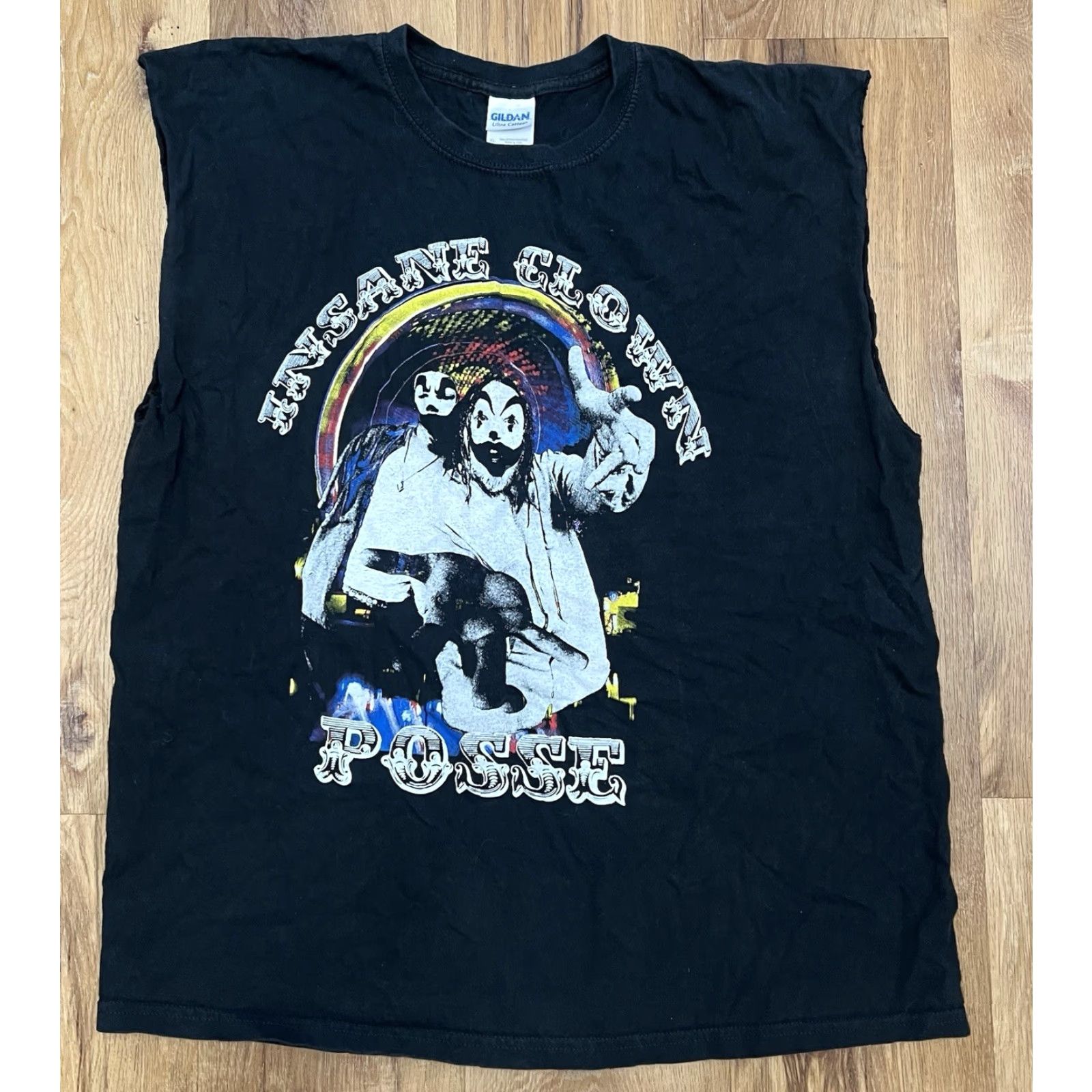 Vintage VINTAGE Insane Clown Posse T-Shirt XL Cut Sleeves Tank Shirt Men XL Blue 90s Hip Hop Music Personalized Vintage style Size US XL / EU 56 / 4 - 2 Thumbnail