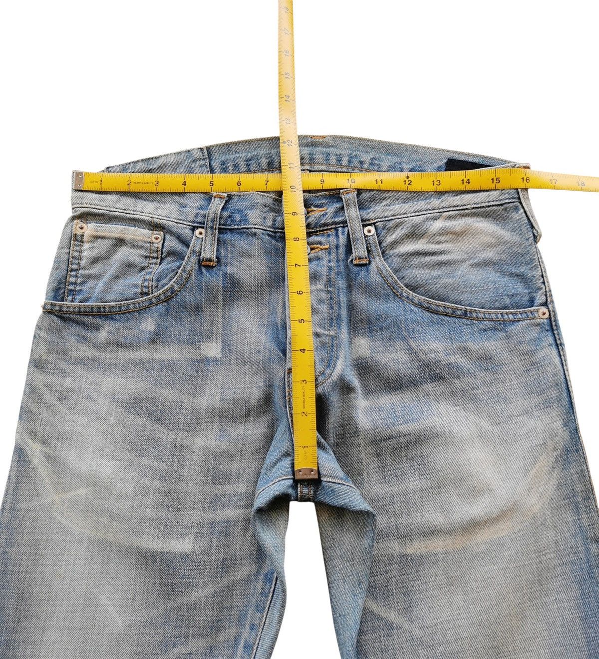 Global Work Crashed Skinny Denim Size US 31 - 11 Thumbnail