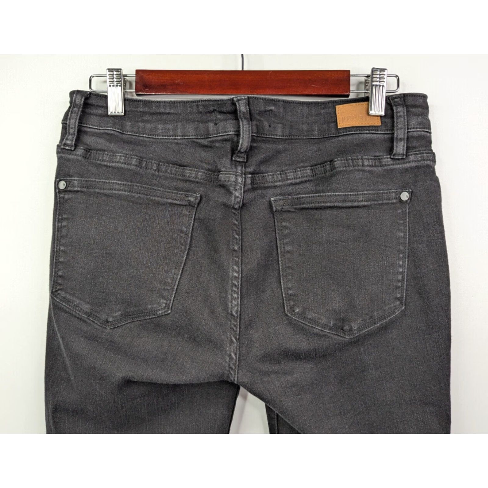 Vintage Judy Blue Jeans Capri Fit Womens 9/29 Black Mid Rise Denim 5-Pocket Design Button Zip Closure Jeans JB88238 Redesign: Vintage No? Size 30" / US 8 / IT 44 - 4 Thumbnail