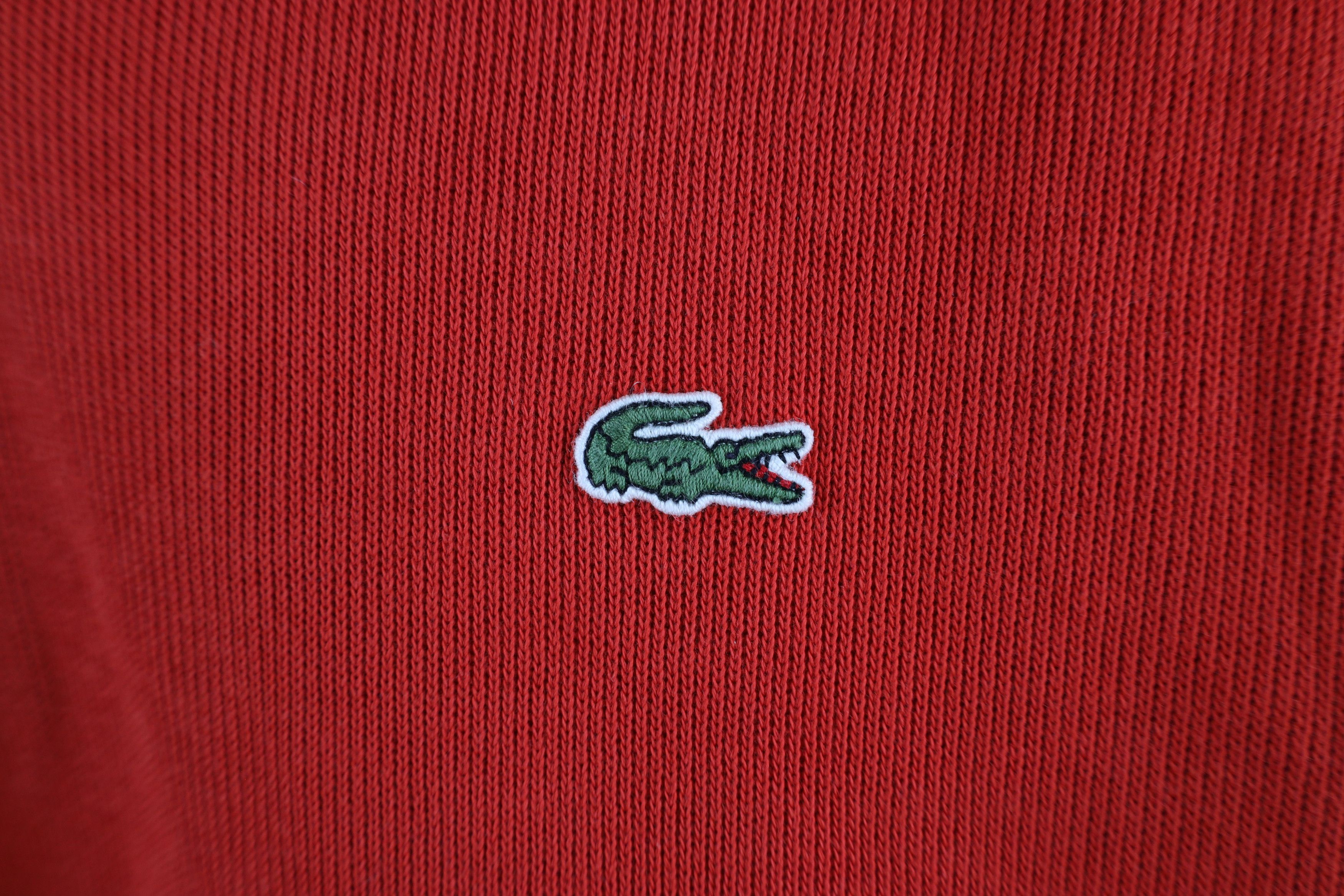 Lacoste Lacoste Croc Logo Ribbed Knit Half Zip Pullover Sweater Size US S / EU 44-46 / 1 - 4 Thumbnail