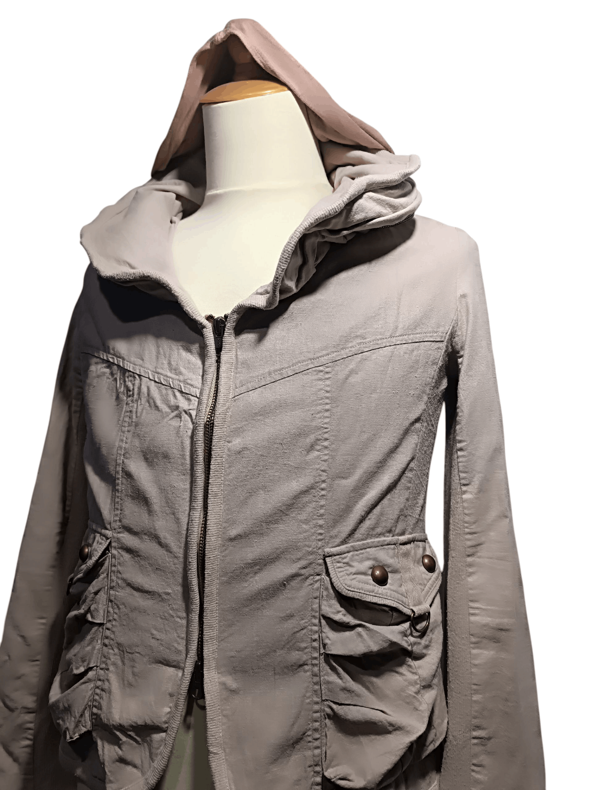 Japanese Brand B.R.U.S.H Bono Zip-up Hoodie Jacket Size US M / EU 48-50 / 2 - 2 Thumbnail
