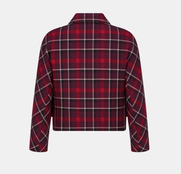 Dior o1w1db11124 2-in-1 Cropped Jacket in Multicolor Size L / US 10 / IT 46 - 2 Thumbnail