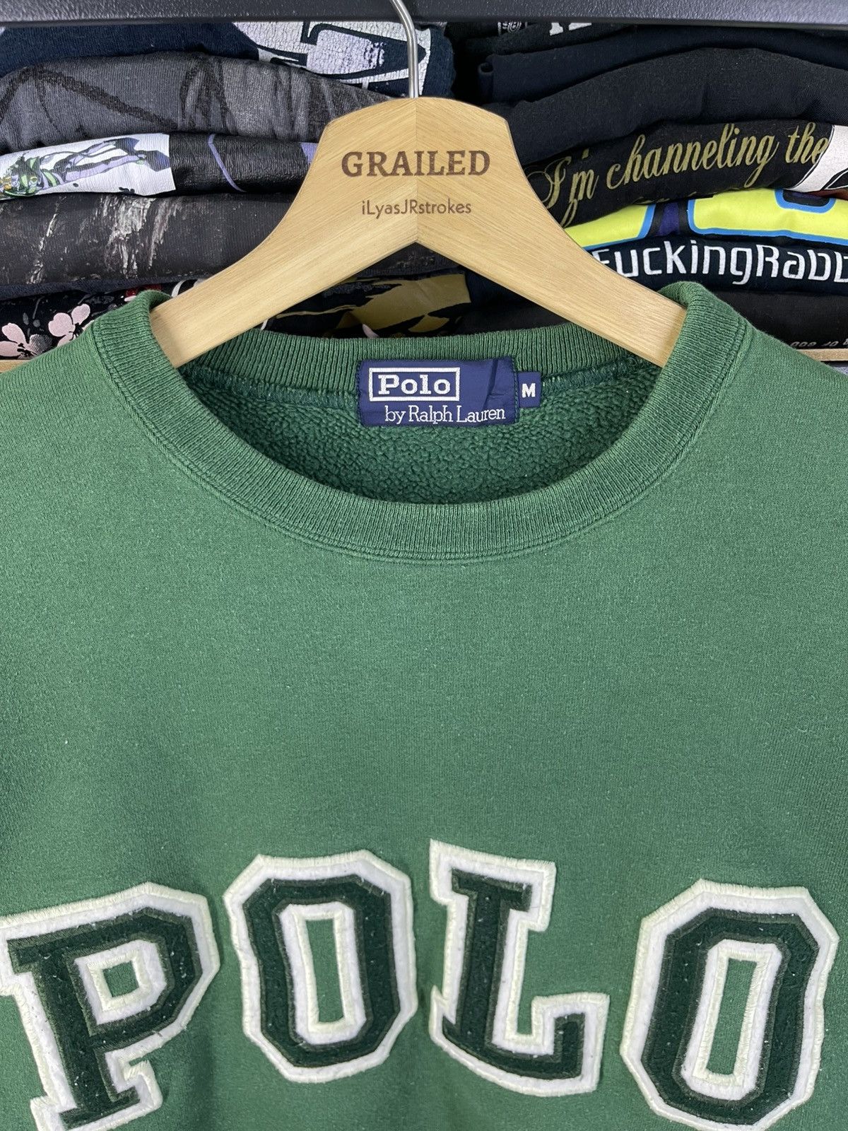 Polo Ralph Lauren Vintage Polo RL POLO Spellout Logo Embroidered Sweatshirt Size US M / EU 48-50 / 2 - 18 Thumbnail