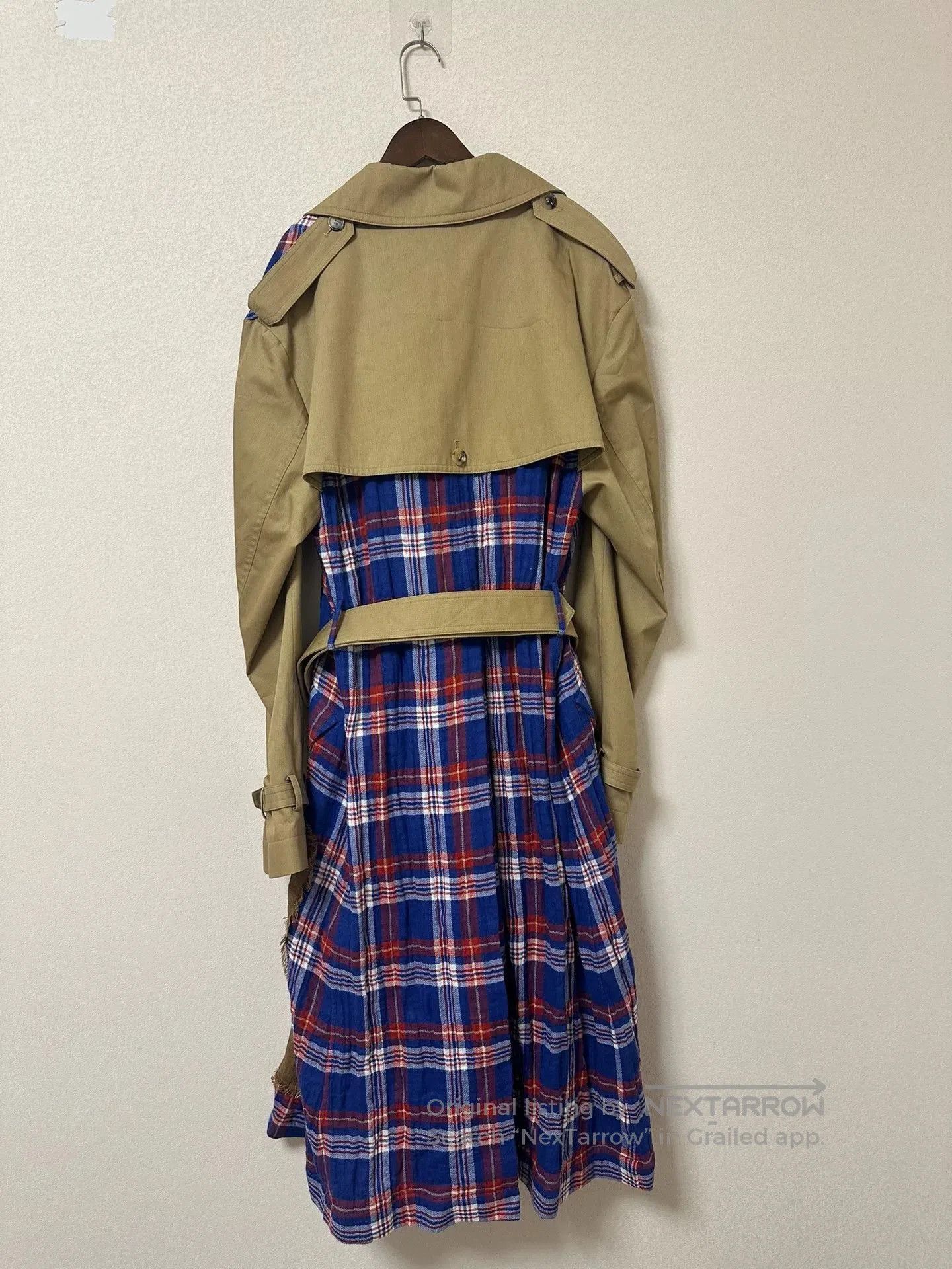 Loewe Loewe Patchwork Plaid Trench Coat. Size US L / EU 52-54 / 3 - 2 Thumbnail