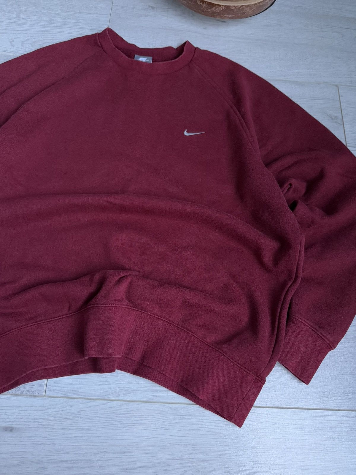 Nike × Vintage Vintage Nike Oversized Sweatshirt Swoosh Logo 00’s shirt Size US M / EU 48-50 / 2 - 2 Thumbnail