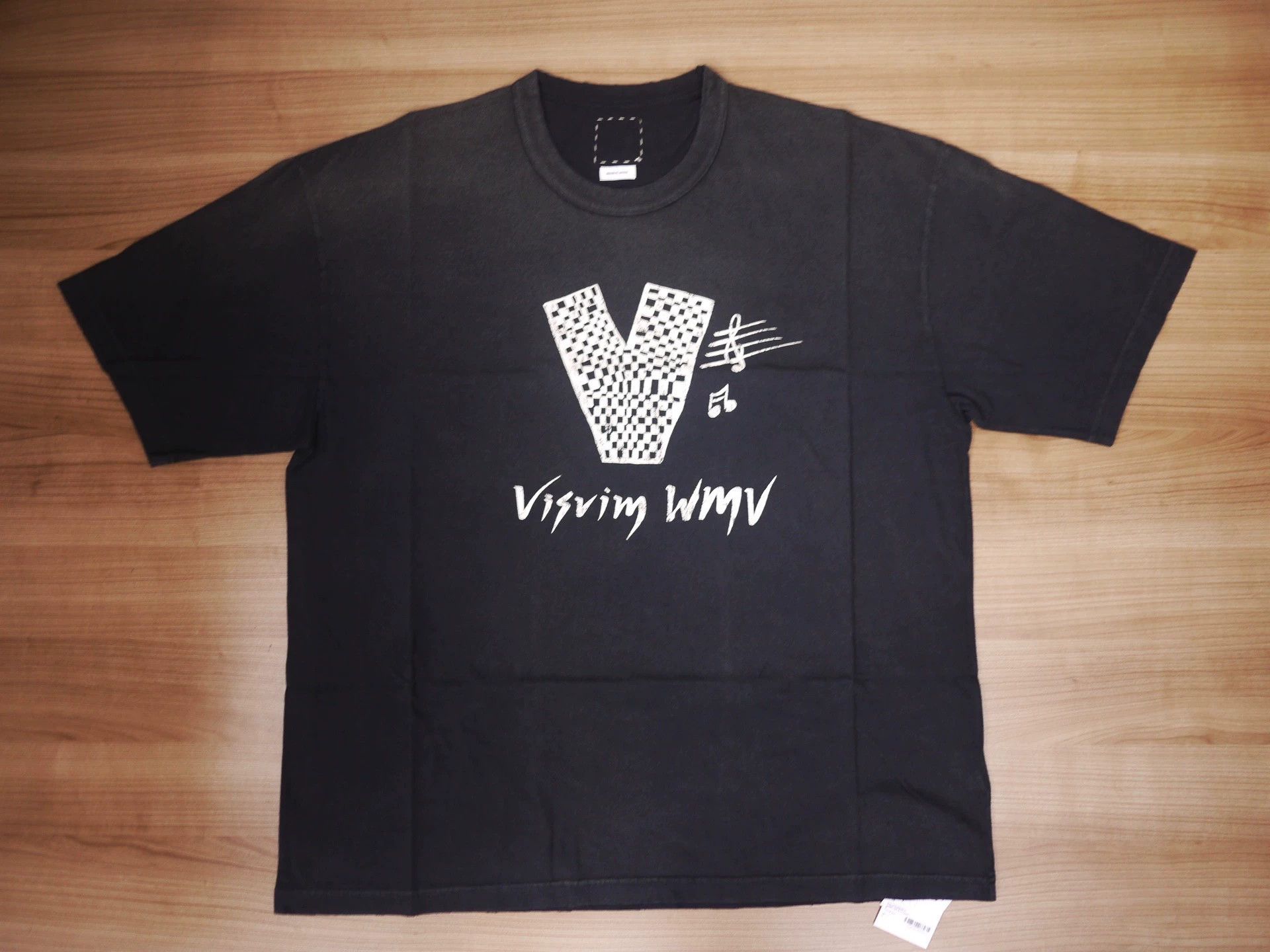 VISVIM 25SS JUMBO TEE CRASH BLACK 5