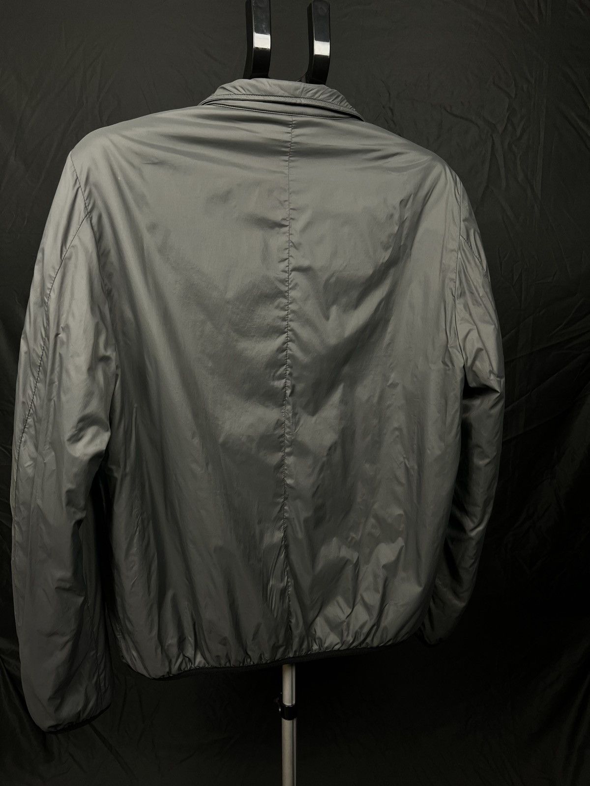 Bottega Veneta Bottega Veneta Men’s Grey Nylon Lightweight Zip Front Jacket Size US L / EU 52-54 / 3 - 6 Thumbnail