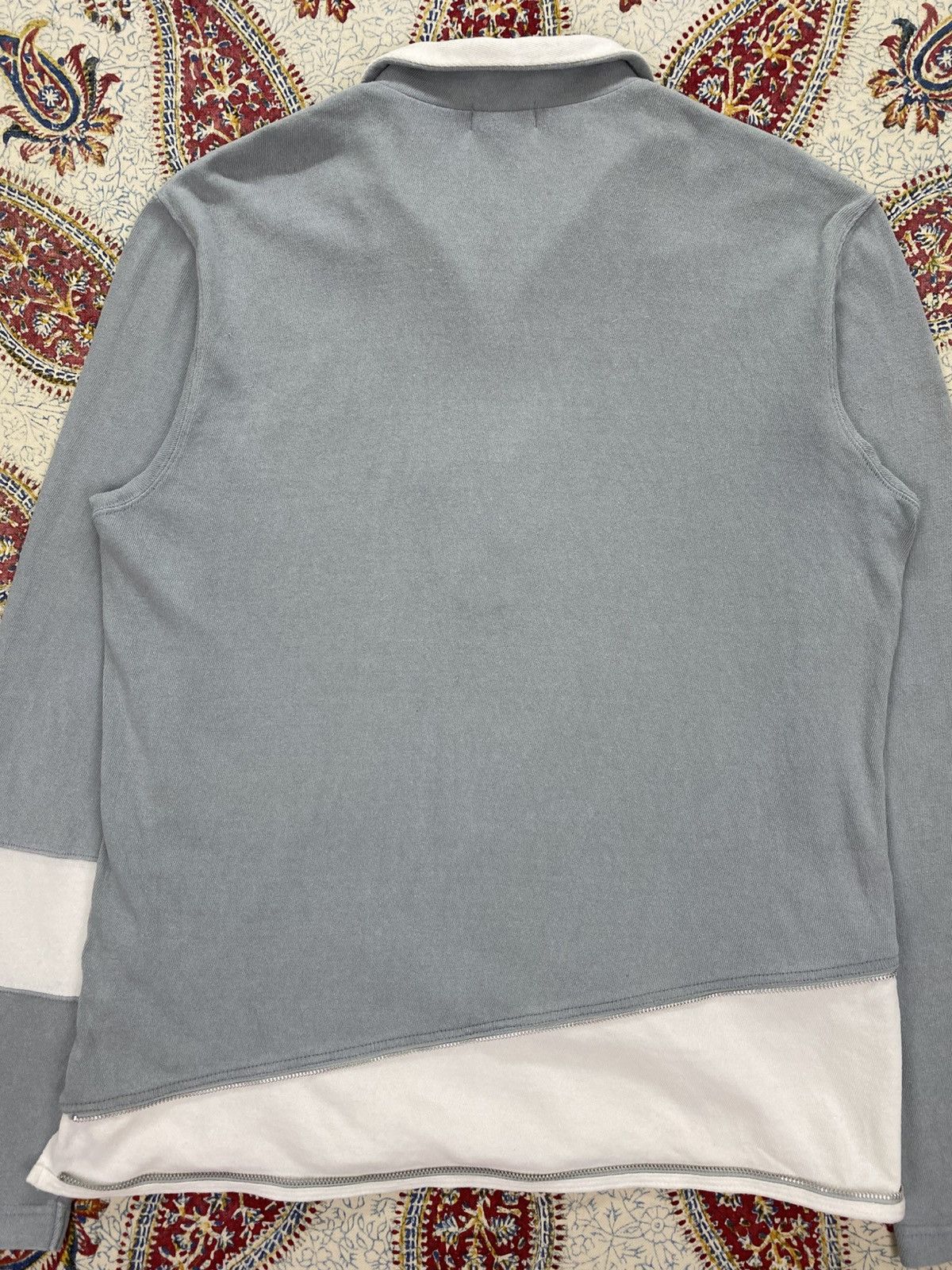 Japanese Brand Jun Men Half Zip Shirt Size US S / EU 44-46 / 1 - 5 Thumbnail