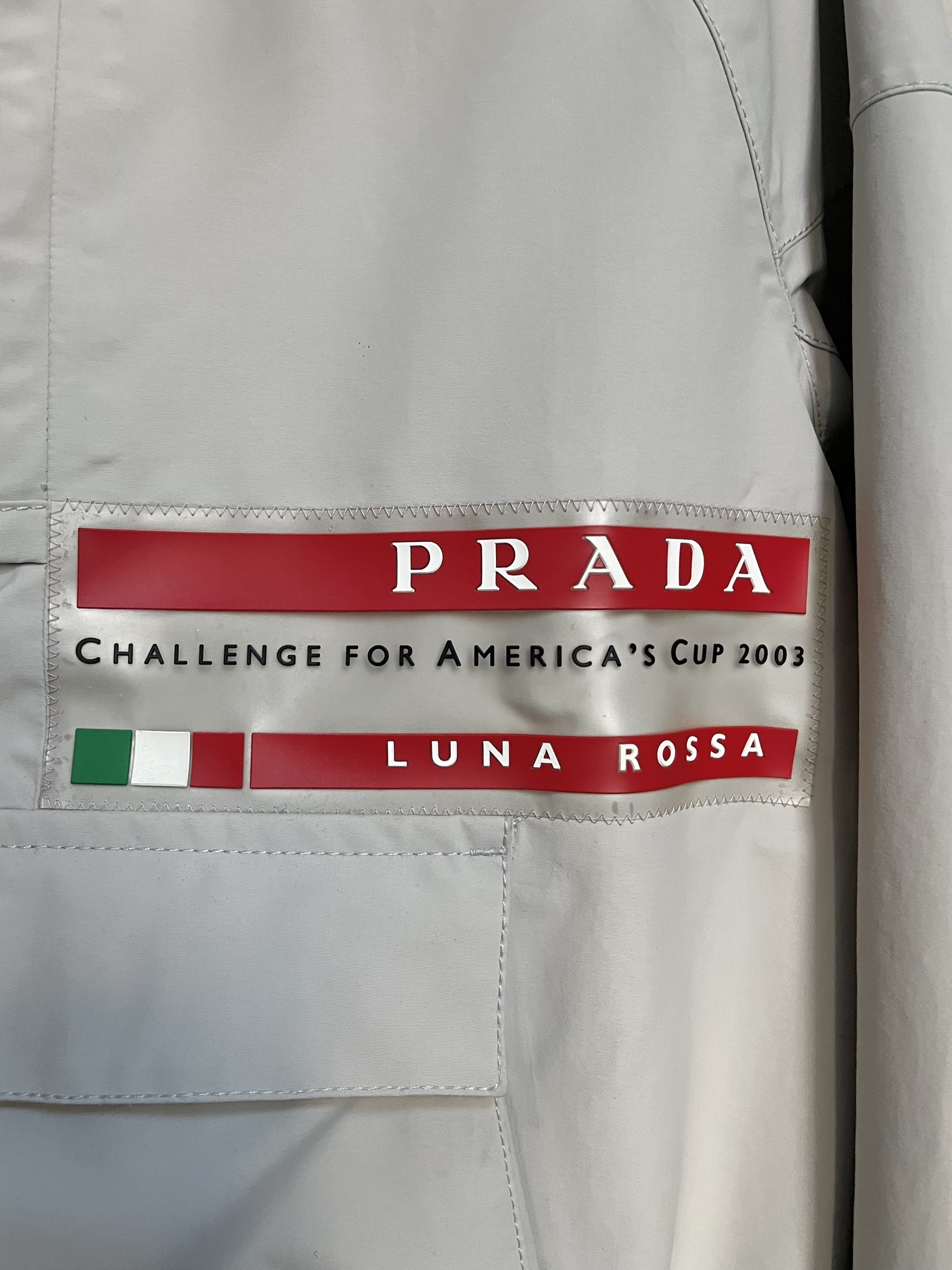 Prada 2003 Prada Luna Rossa Half Zip Sailing Jacket Size US L / EU 52-54 / 3 - 7 Thumbnail