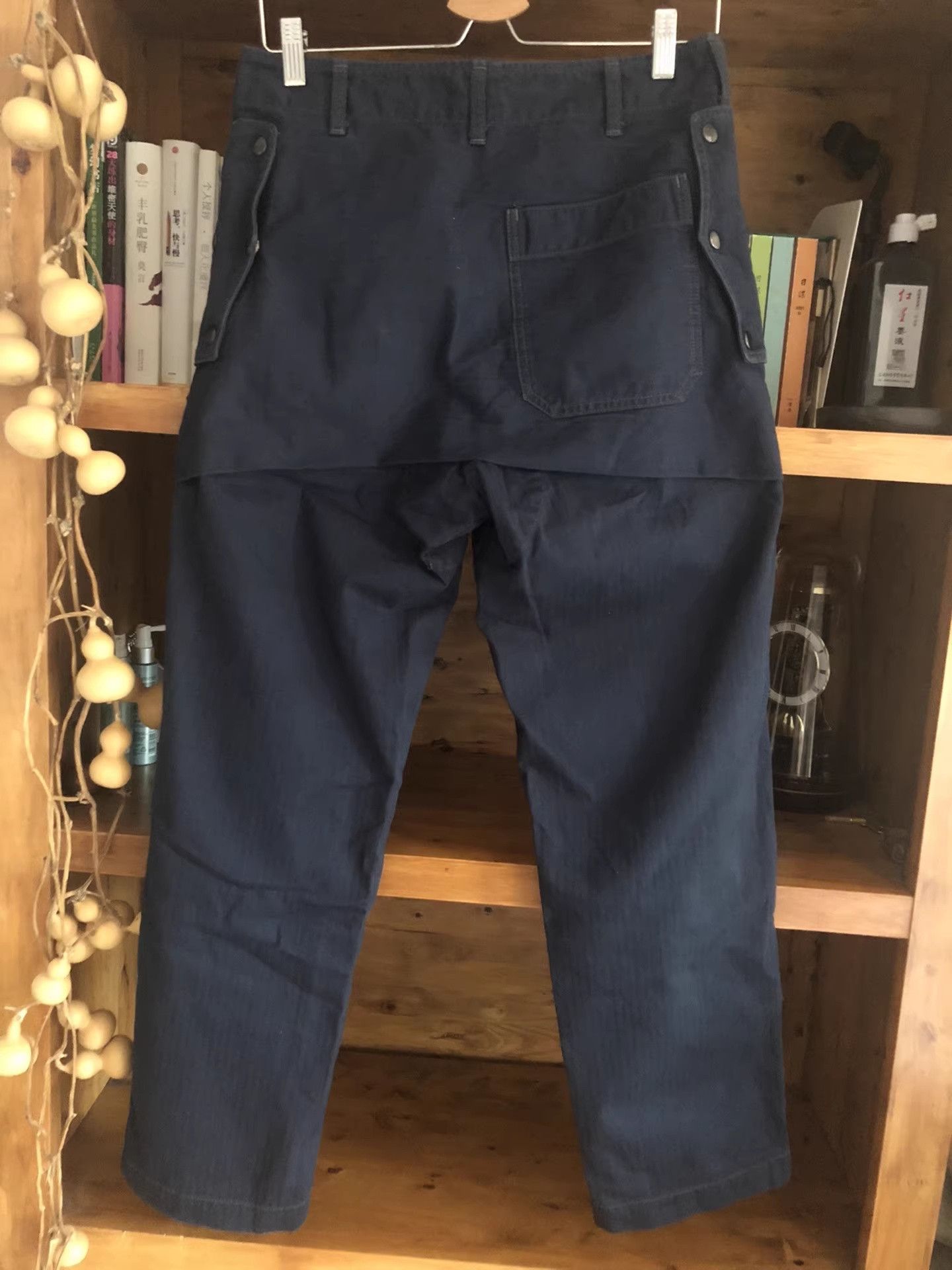 COLIMBO Colimbo Vintage Indigo Herringbone Cargo Pants Size US 30 / EU 46 - 5 Thumbnail
