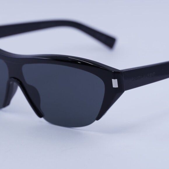 Saint Laurent Paris 🕶️ New Saint Laurent SL704 001 Sunglasses - Shiny Black Size ONE SIZE - 9 Thumbnail