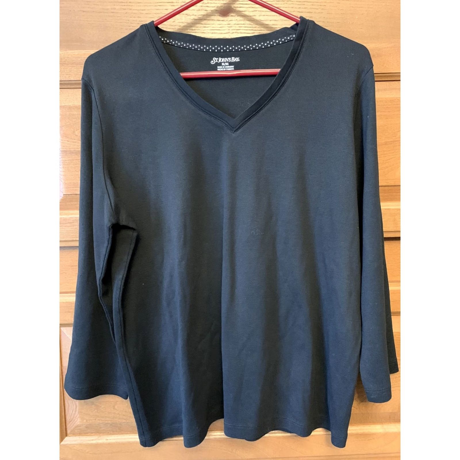 Liz Claiborne Liz Claiborne shirt womens XL white black LOT OF 2 St. John's Bay basics 1408 Size XL / US 12-14 / IT 48-50 - 2 Thumbnail