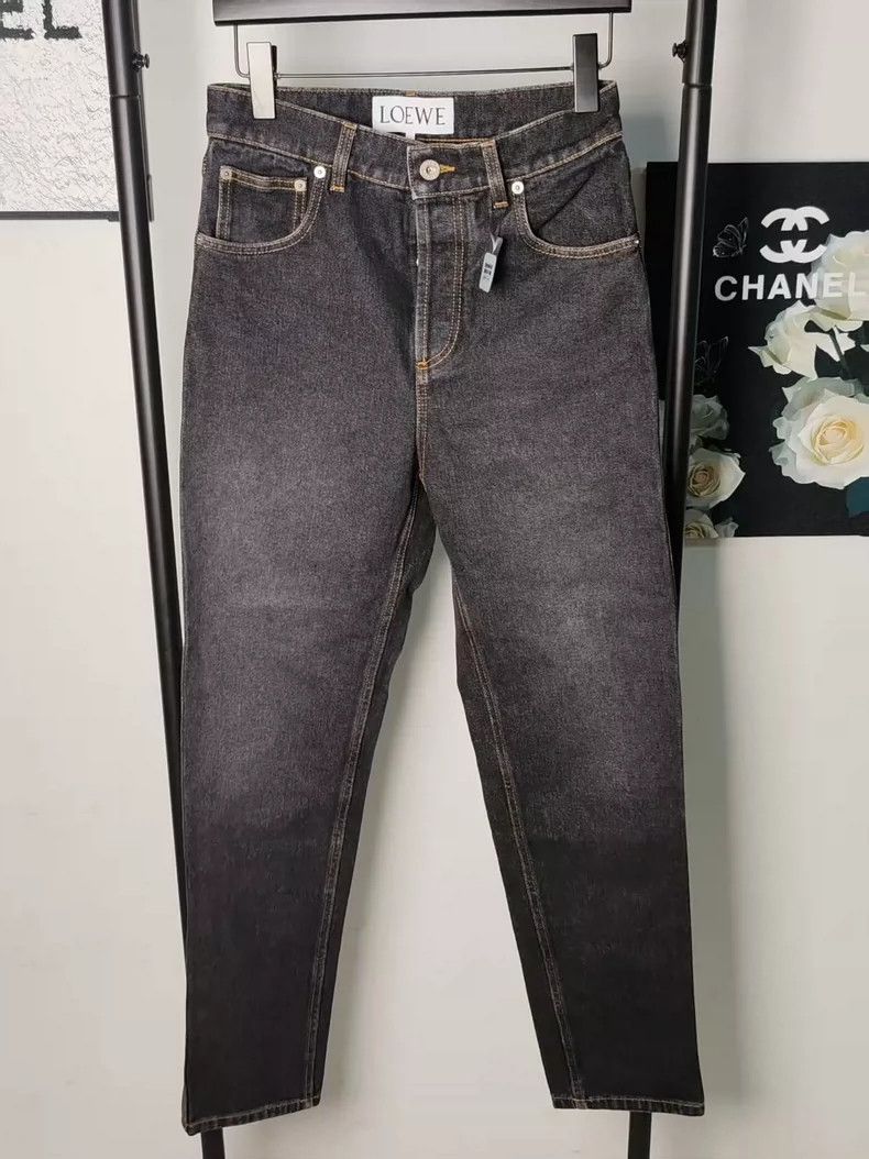 Loewe LOEWE Embroidered logo jeans Size US 36 / EU 52 - 2 Thumbnail