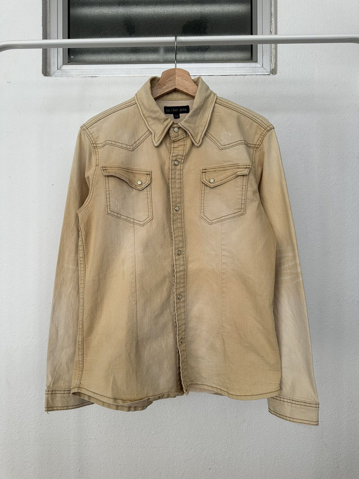 In The Attic 2010 - In The Attic snap button shirt Size US L / EU 52-54 / 3 - 9 Thumbnail