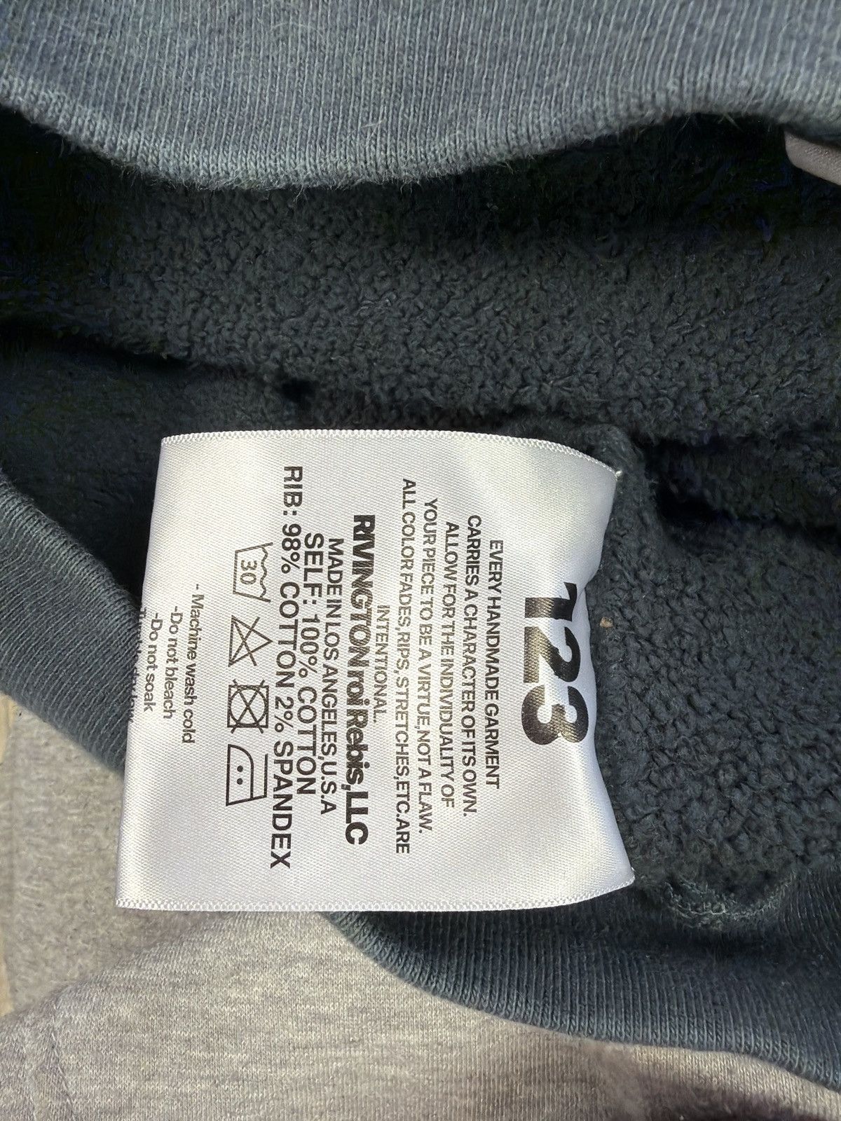 RRR-123 Rrr123 sun faded hooded sweatshirt black grey Size US L / EU 52-54 / 3 - 3 Thumbnail