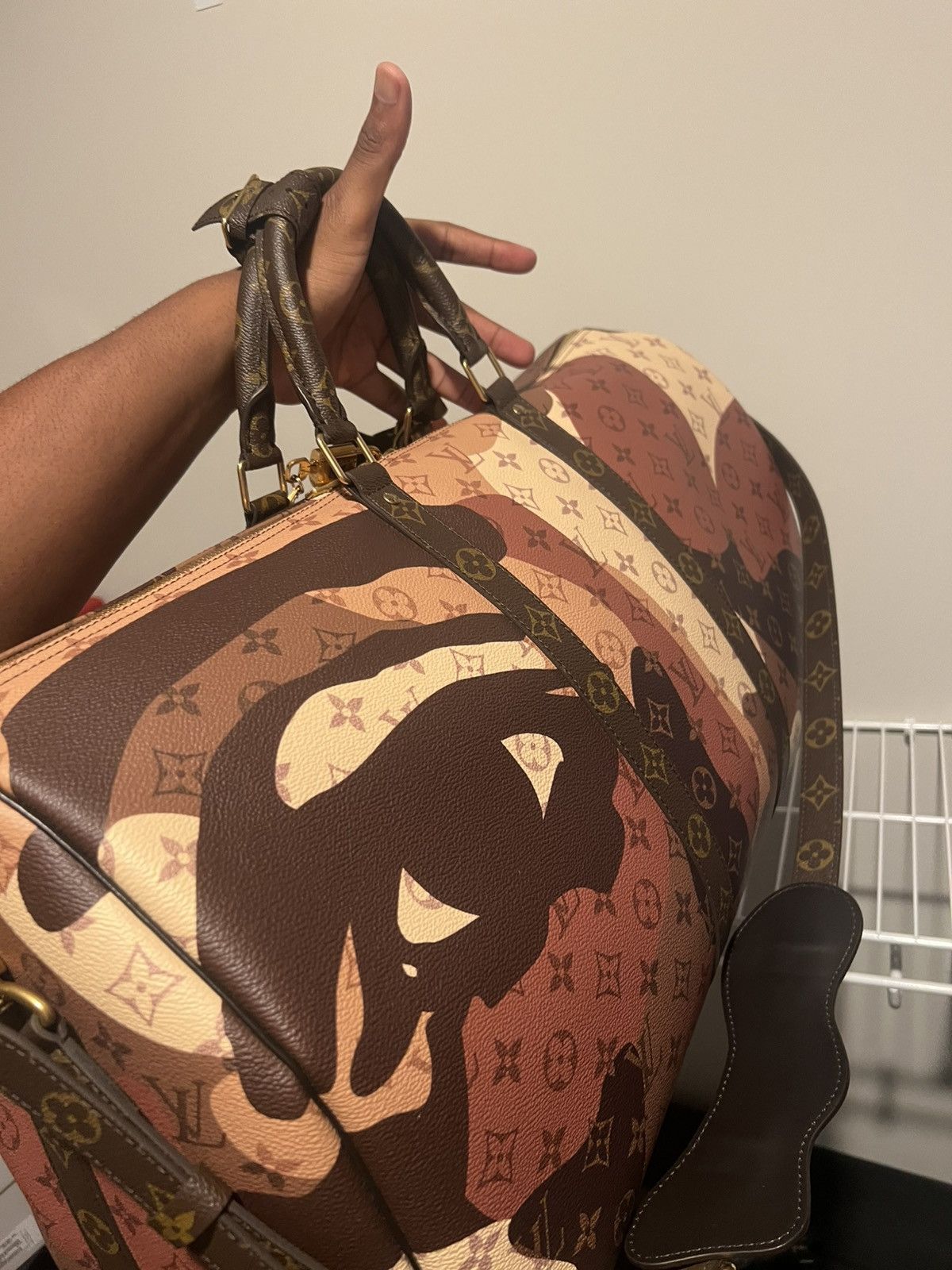 Louis Vuitton LOUIS VUITTON x KidSuper Portrait Keepall 55 Size ONE SIZE - 24 Thumbnail
