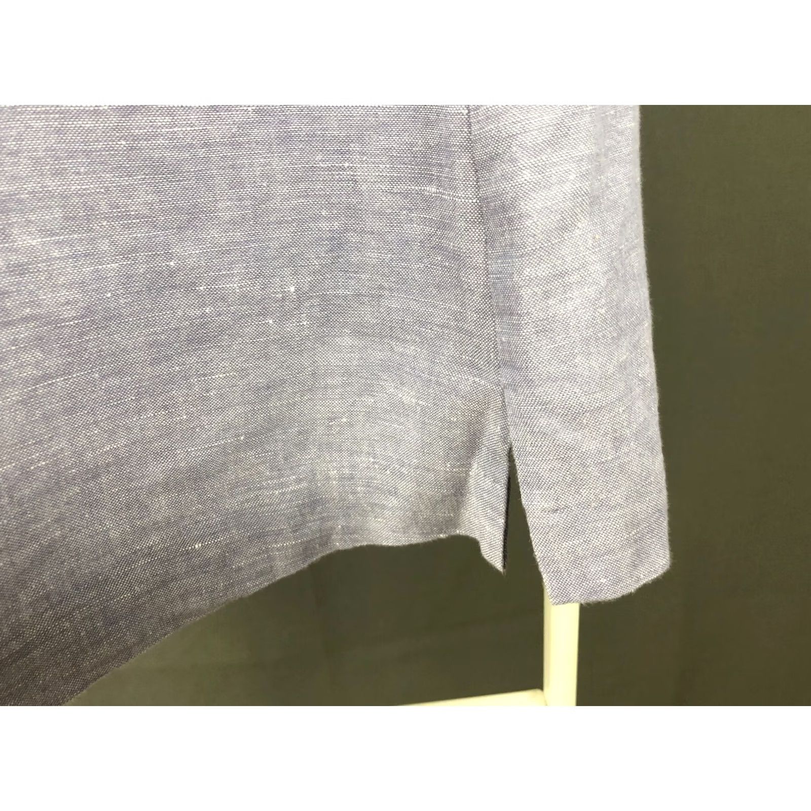 & Other Stories & Other Stories Women's Sleeveless Top Size 6 Purple Linen Blouse Crew Neck Cotton Linen Blend Short Sleeves Size M / US 6-8 / IT 42-44 - 6 Thumbnail