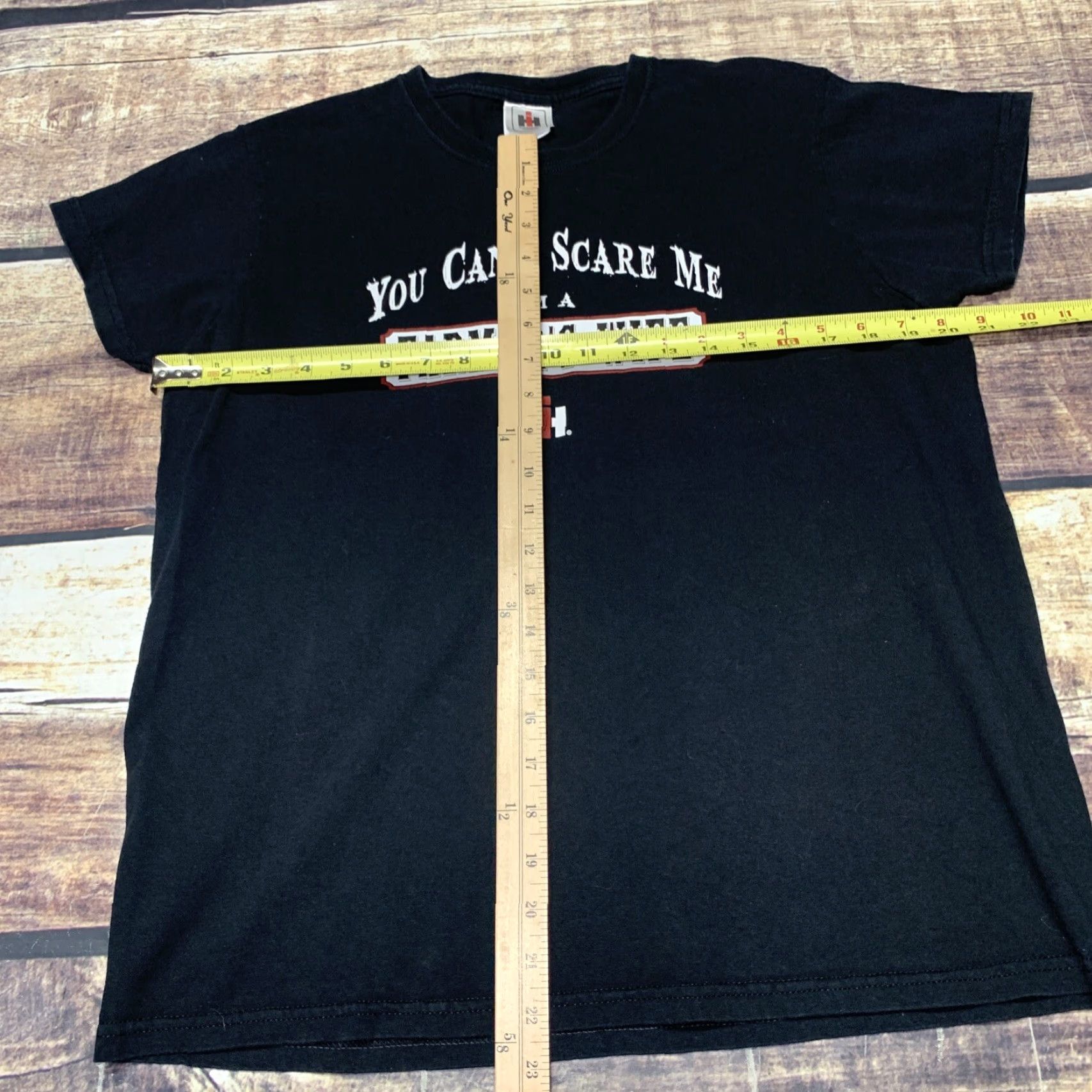 Vintage IH Farmer's Wife T Shirt International Harvester Womens Black Medium Size M / US 6-8 / IT 42-44 - 3 Thumbnail