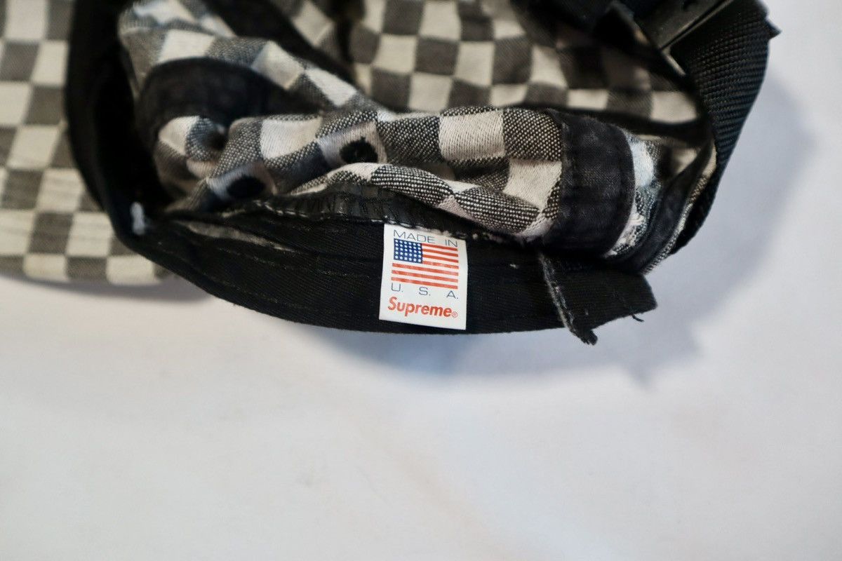 Supreme Supreme Checker Camp Cap (FW18) — Box Logo Grail Size ONE SIZE - 4 Thumbnail