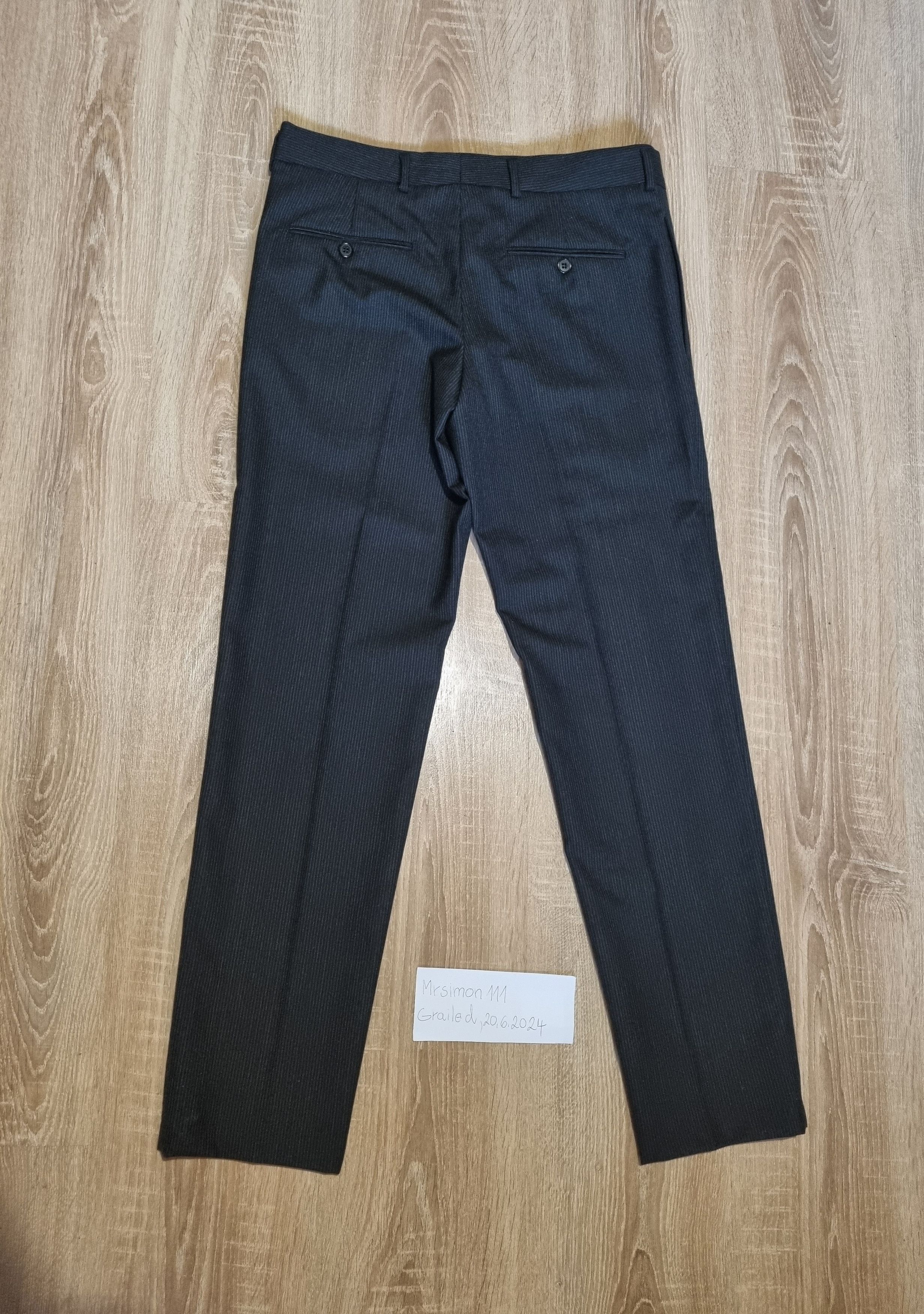 Saint Laurent Paris Saint Laurent wool trousers pants Size 46R - 2 Thumbnail